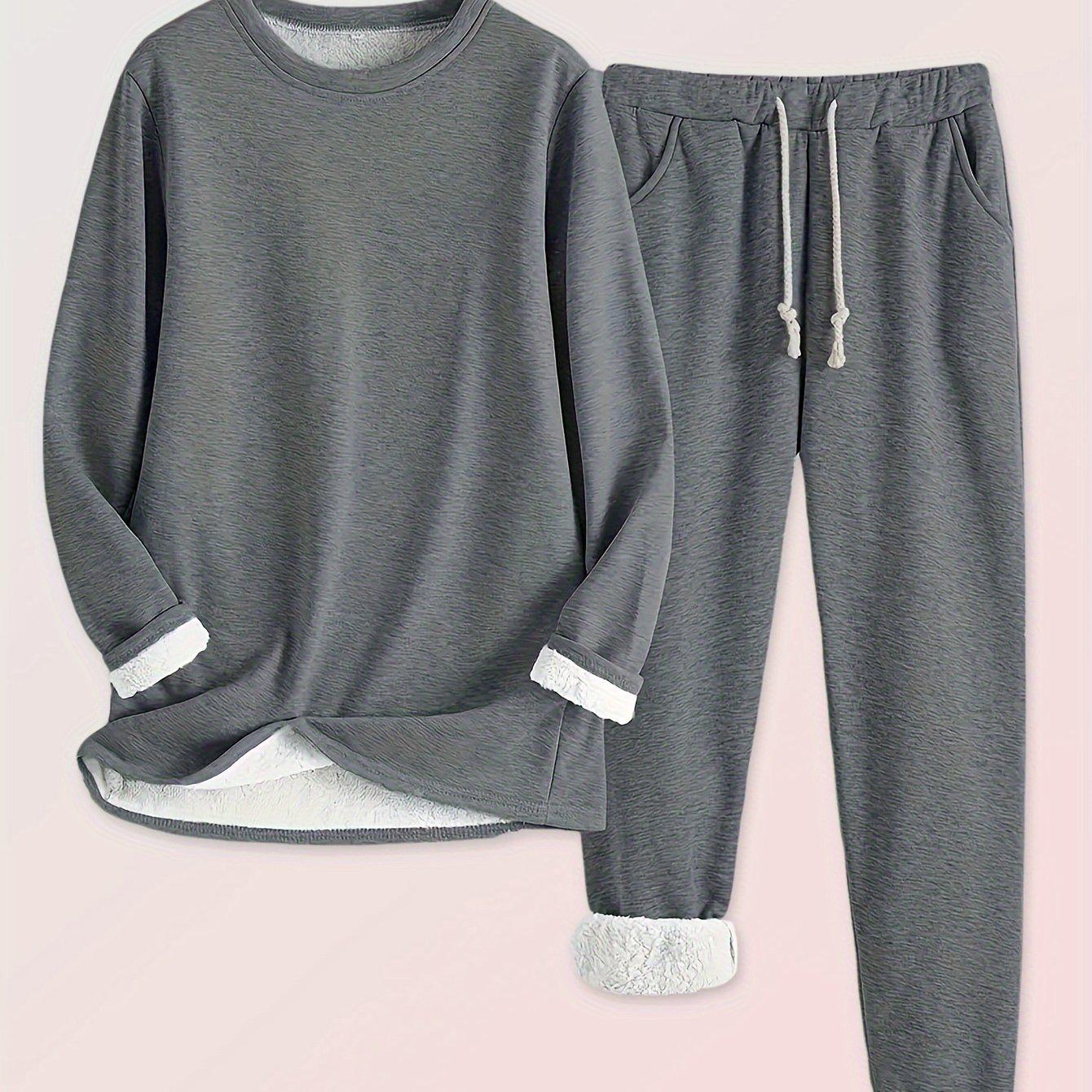 European-American Fleece Thermal Set with Velvet Plus Warmth - Style N 54765 S темно-сірий
European-American Fleece Thermal Set with Velvet Plus Warmth - Style N 54765 S темно-сірий