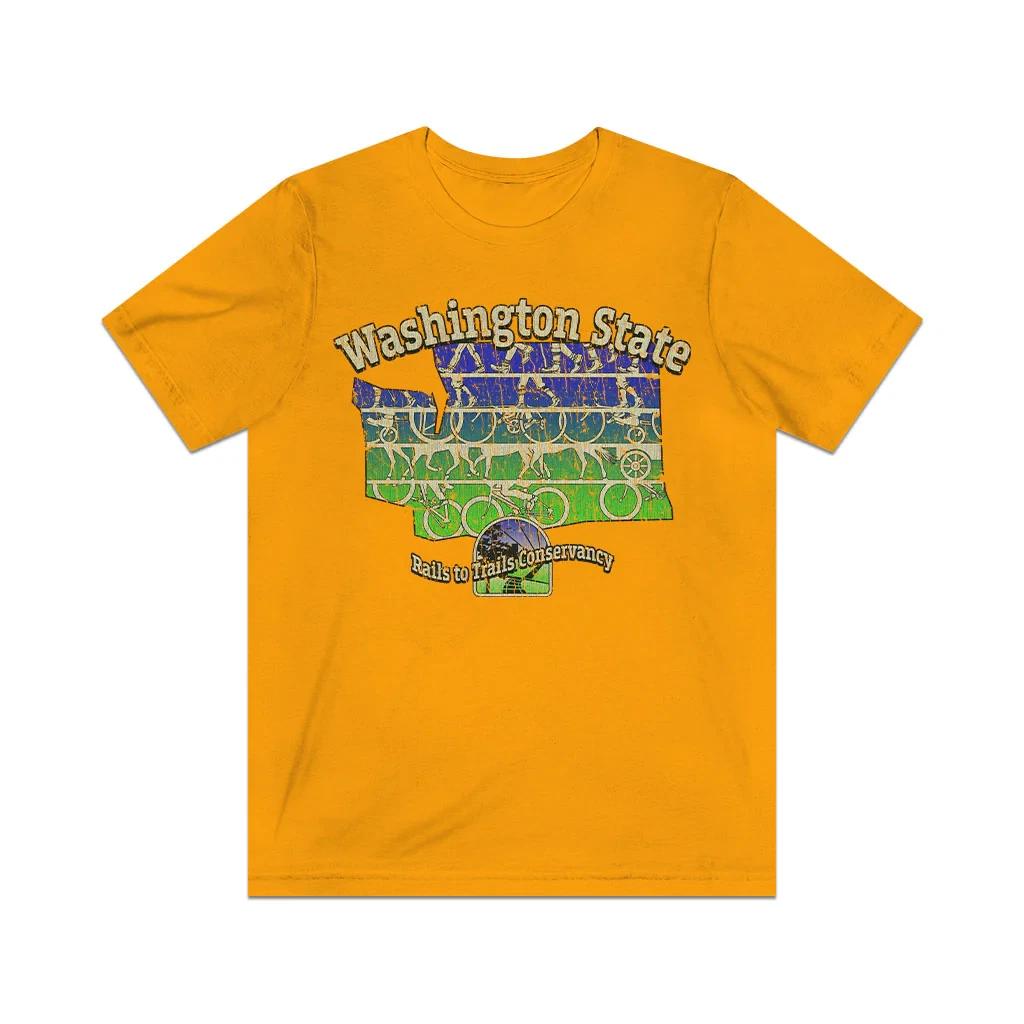 Washington State Rail Trails 1986 Vintage Men s T shirt XL
Washington State Rail Trails 1986 Vintage Men s T shirt XL