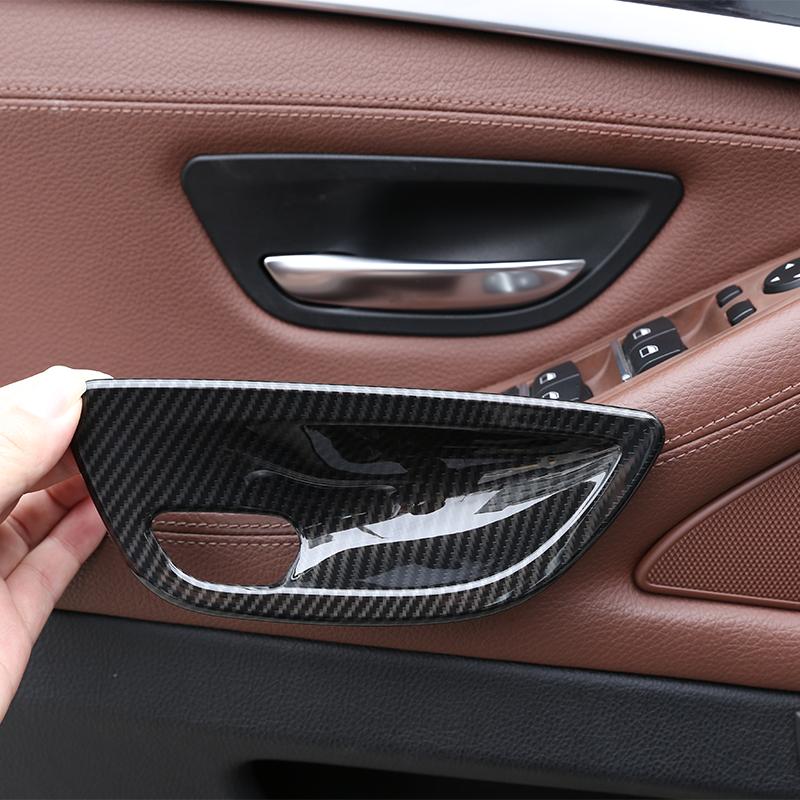Для BMW 5 серии F10 F11 2010-17 автомобильная левая и правая внутренняя ручка двери, крышка чаши, отделка, ABS, текстура из углеродного волокна, интерьер
Для BMW 5 серии F10 F11 2010-17 автомобильная левая и правая внутренняя ручка двери, крышка чаши, отделка, ABS, текстура из углеродного волокна, интерьер