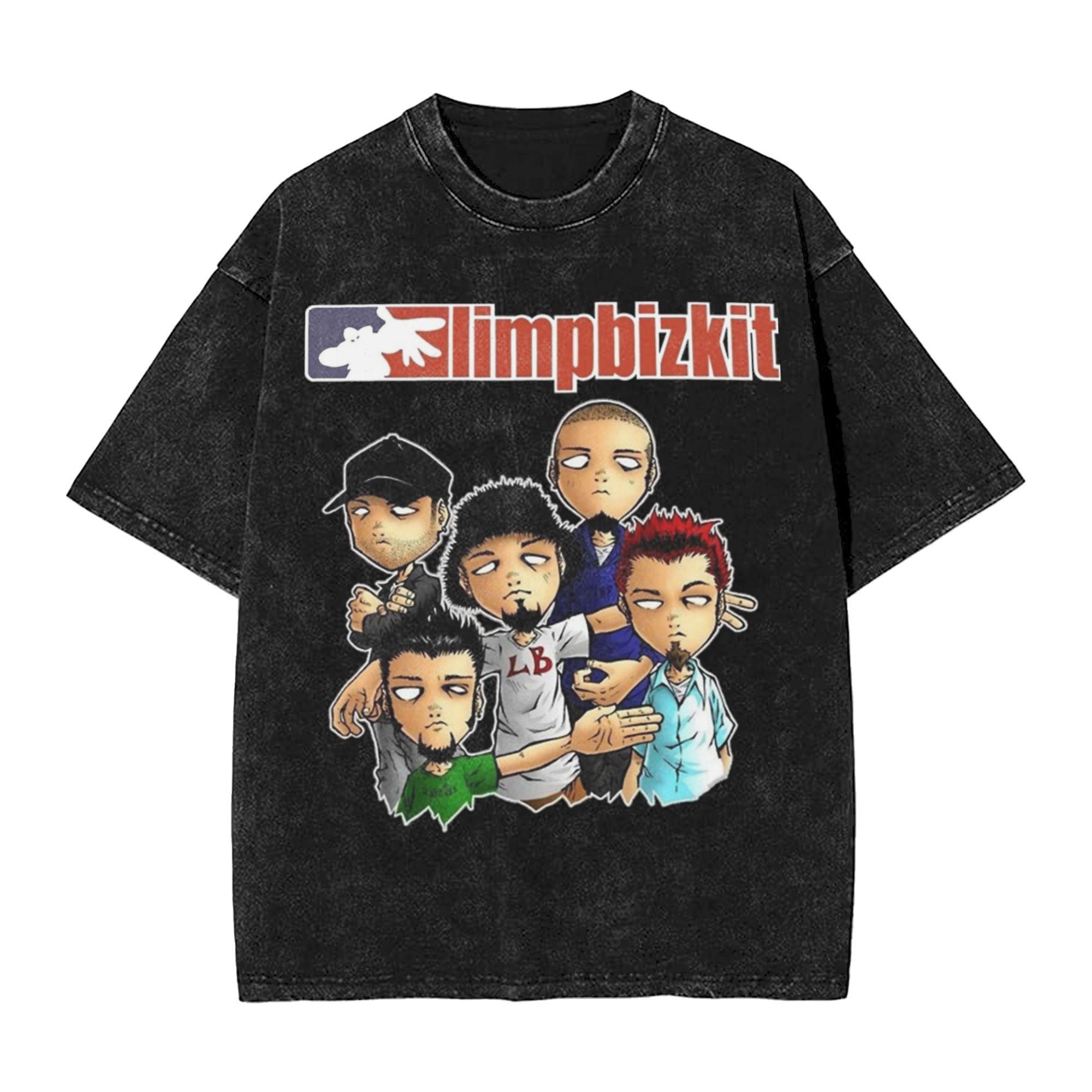 Limp Bizkit T Shirts Hip Hop Washed Short Sleeve T-Shirt Vintage Men Women Tops Streetwear Printed Tees Ins Y2k S
Limp Bizkit T Shirts Hip Hop Washed Short Sleeve T-Shirt Vintage Men Women Tops Streetwear Printed Tees Ins Y2k S