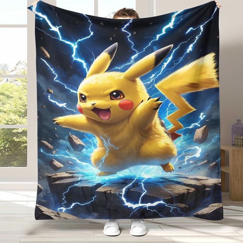 6 Style Pikachu Pokemon Flannel Blanket,Ultra Soft Warm Plush Throw for Home Bedroom Bed Sofa Cover Office Camping Picnic gift 75x90cm
6 Style Pikachu Pokemon Flannel Blanket,Ultra Soft Warm Plush Throw for Home Bedroom Bed Sofa Cover Office Camping Picnic gift 75x90cm