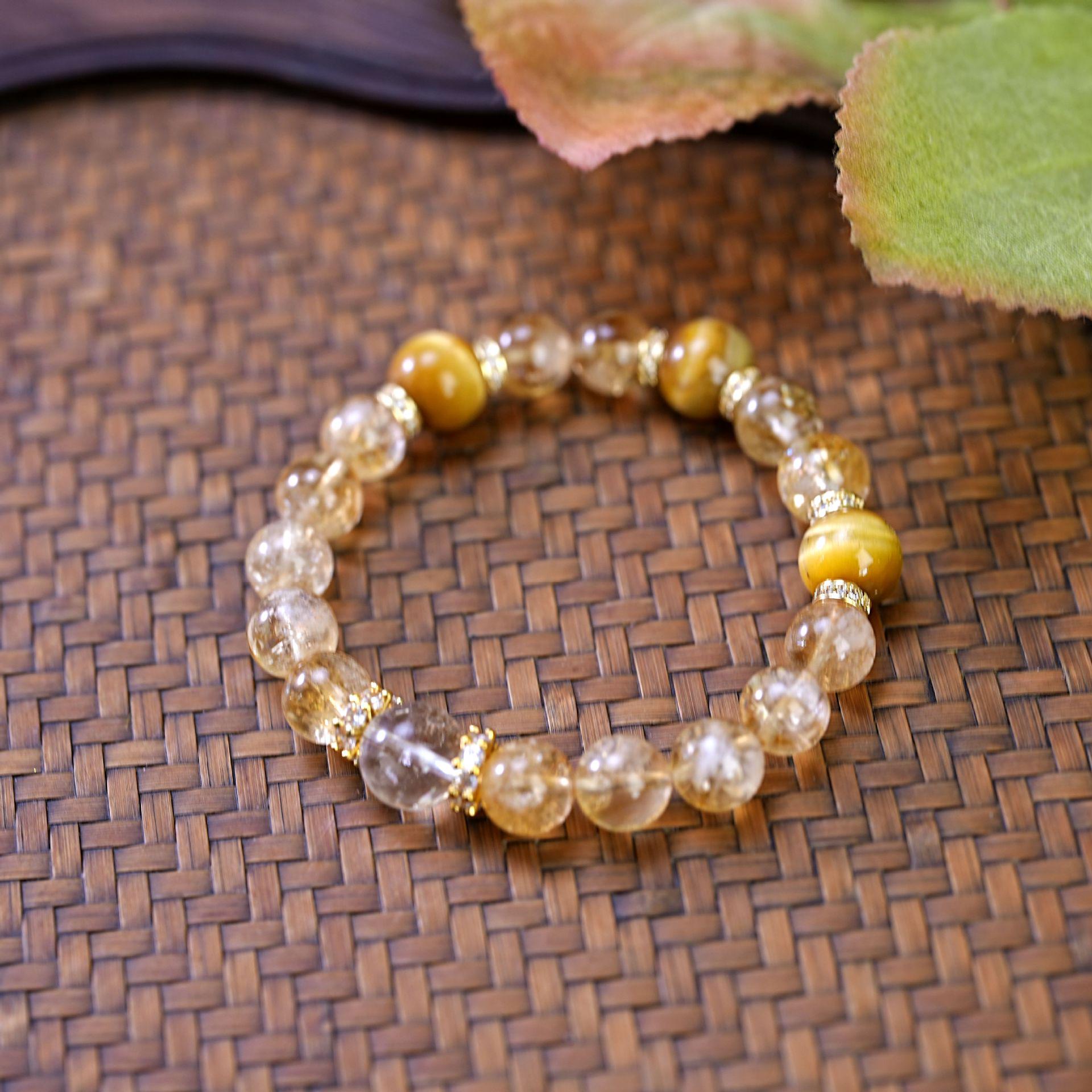Элегантный браслет из бусин из кристалла Тигровый глаз желтого цвета для женщин – аксессуар в китайском стиле, легкая роскошь
Элегантный браслет из бусин из кристалла Тигровый глаз желтого цвета для женщин – аксессуар в китайском стиле, легкая роскошь
