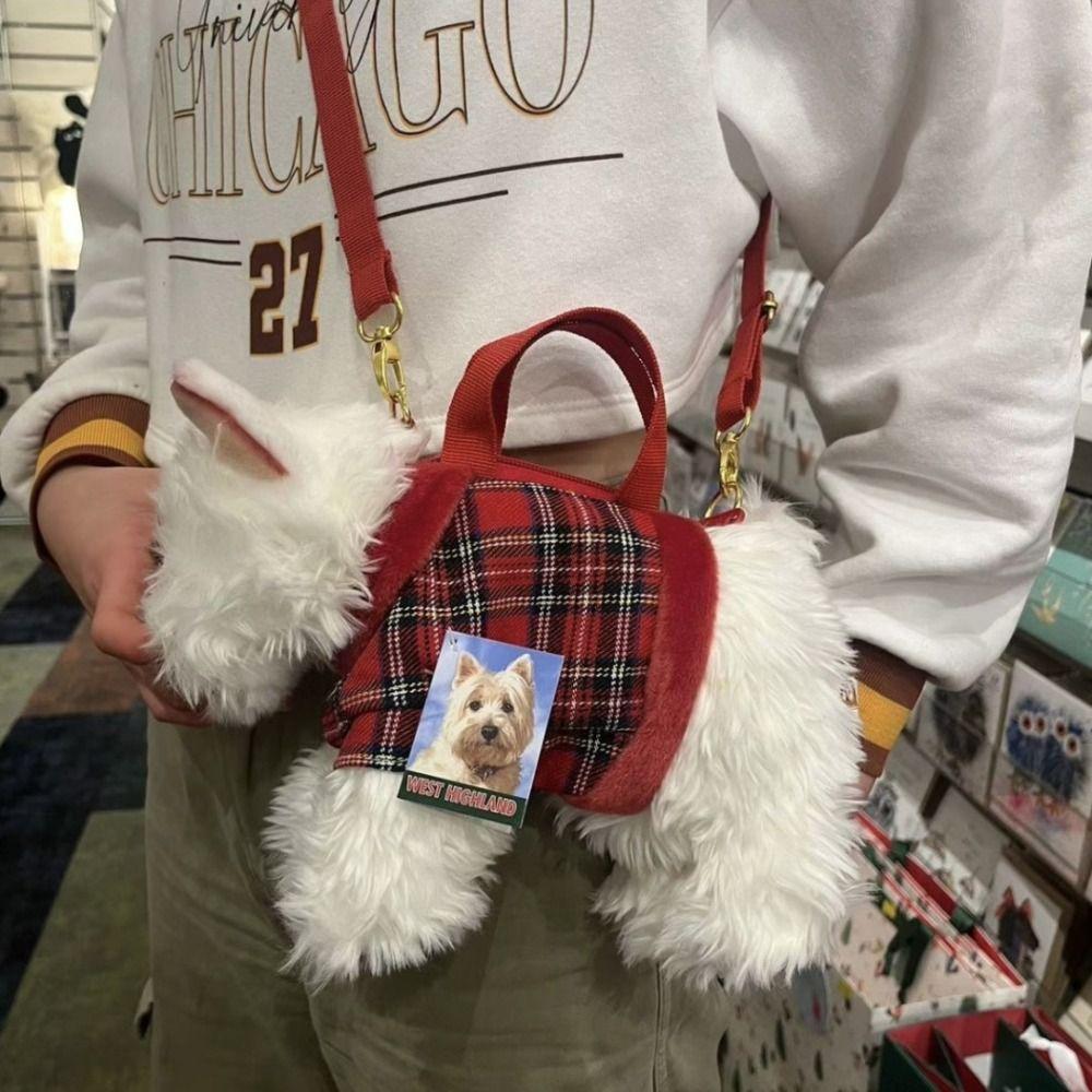Сумка Kawaii West Highland White Terrier, сумка через плечо с изображением животных, собак, плюшевых щенков, сумка через плечо для студентов
Сумка Kawaii West Highland White Terrier, сумка через плечо с изображением животных, собак, плюшевых щенков, сумка через плечо для студентов