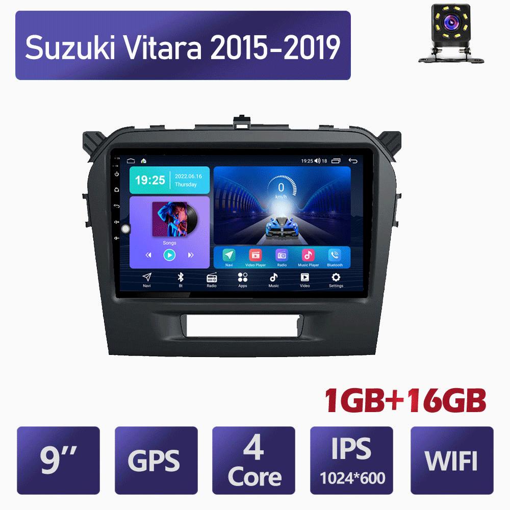 Автомобильный радиоприемник 2DIN для Suzuki Vitara 2015-2019 9-дюймовый автомобильный мультимедийный плеер на базе Android, GPS-навигация, головное устройство, Wi-Fi, 1 + 16 ГБ
Автомобильный радиоприемник 2DIN для Suzuki Vitara 2015-2019 9-дюймовый автомобильный мультимедийный плеер на базе Android, GPS-навигация, головное устройство, Wi-Fi, 1 + 16 ГБ