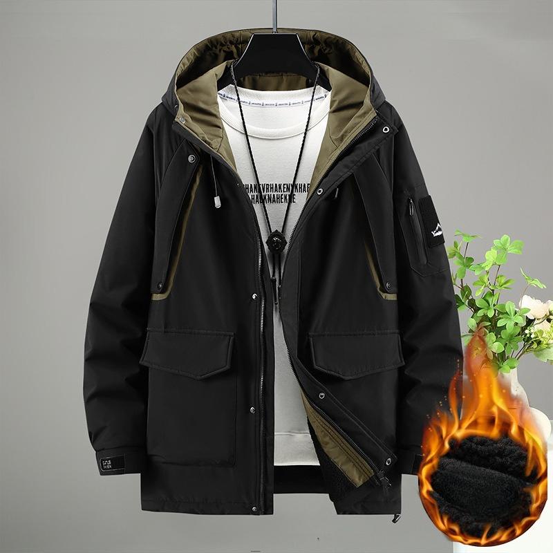 Мужская зимняя плюс бархат плюс размер мужская свободная модная куртка в стиле милитари для полных и очень полных 3XL чёрный
Мужская зимняя плюс бархат плюс размер мужская свободная модная куртка в стиле милитари для полных и очень полных 3XL чёрный