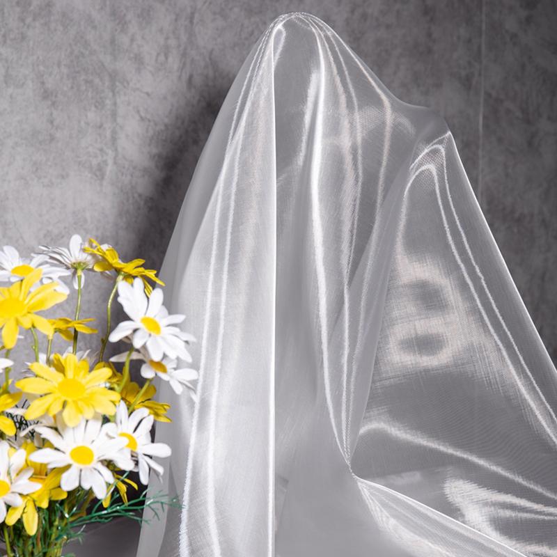 Metallic Hard Yarn Fabric Skirt Support Shaping Fabric See-through Bright Mesh Yarn Organza Tulle Fabric Wedding Party Decor 50x130cm білий
Metallic Hard Yarn Fabric Skirt Support Shaping Fabric See-through Bright Mesh Yarn Organza Tulle Fabric Wedding Party Decor 50x130cm білий
