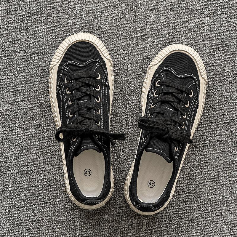 New niche anti-wear biscuit shoes low-top canvas shoes student sports and leisure men s shoes versatile board shoes 44 чорний
New niche anti-wear biscuit shoes low-top canvas shoes student sports and leisure men s shoes versatile board shoes 44 чорний