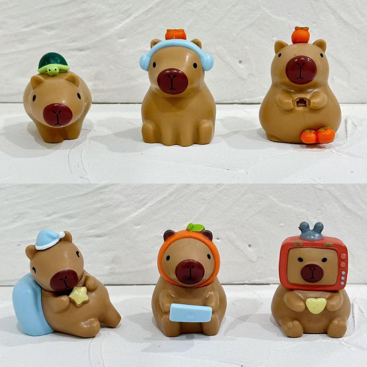 Набор из 6 милых и необычных фигурок капибар - Мистер. Гашапон в стиле бобов, модели тортов и украшения
Набор из 6 милых и необычных фигурок капибар - Мистер. Гашапон в стиле бобов, модели тортов и украшения