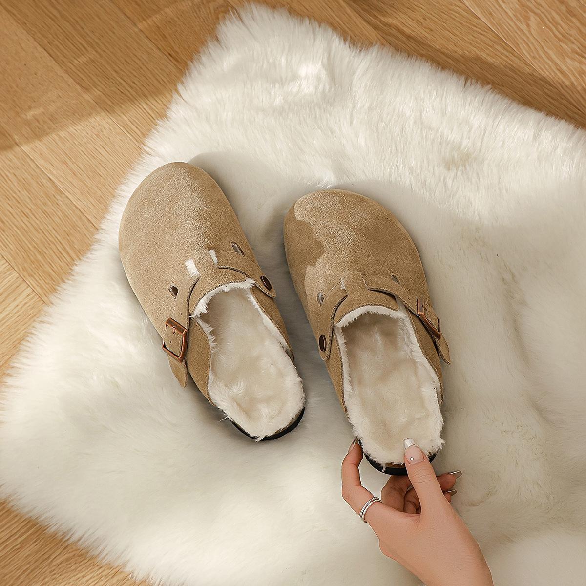 Boken shoes thick-soled wool cotton shoes women s fleece thickened cowhide cow anti-fleece autumn and winter Boken shoes wear fluffy slippers 40
Boken shoes thick-soled wool cotton shoes women s fleece thickened cowhide cow anti-fleece autumn and winter Boken shoes wear fluffy slippers 40