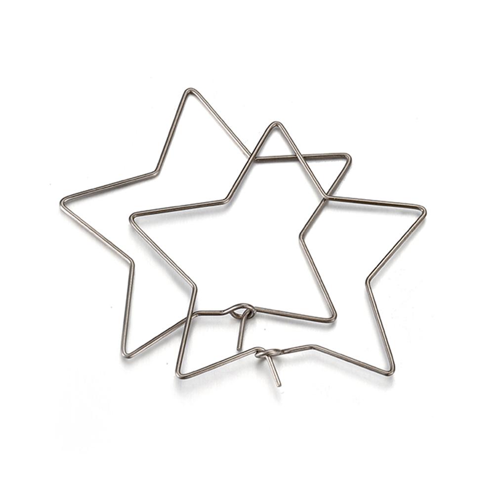 20pcs Stainless Steel Star Love Heart Earrings Pendants Wire Loop Hoops Gold Dangle Drop Earring DIY Jewelry Making Accessories 30mm
20pcs Stainless Steel Star Love Heart Earrings Pendants Wire Loop Hoops Gold Dangle Drop Earring DIY Jewelry Making Accessories 30mm