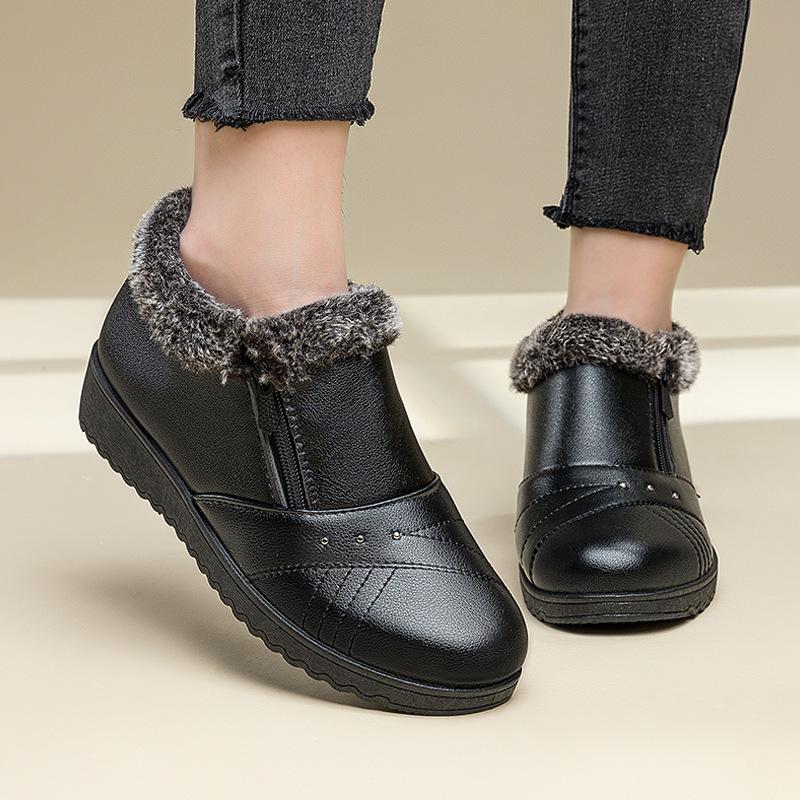 Winter shoes cotton shoes soft-soled medium and short boots velvet warm boots flat-soled grandma cotton leather shoes 35
Winter shoes cotton shoes soft-soled medium and short boots velvet warm boots flat-soled grandma cotton leather shoes 35