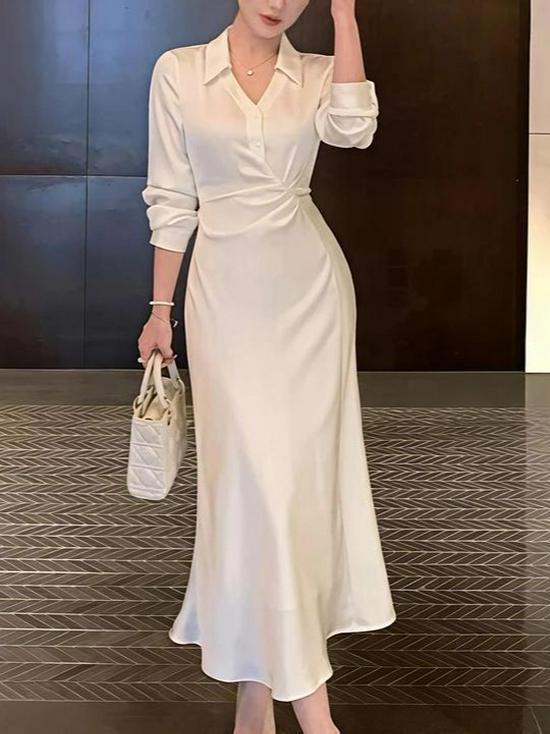 Elegant French Mermaid Shirt Dress for Women - 2025 Spring, Autumn, Winter Collection XXL
Elegant French Mermaid Shirt Dress for Women - 2025 Spring, Autumn, Winter Collection XXL