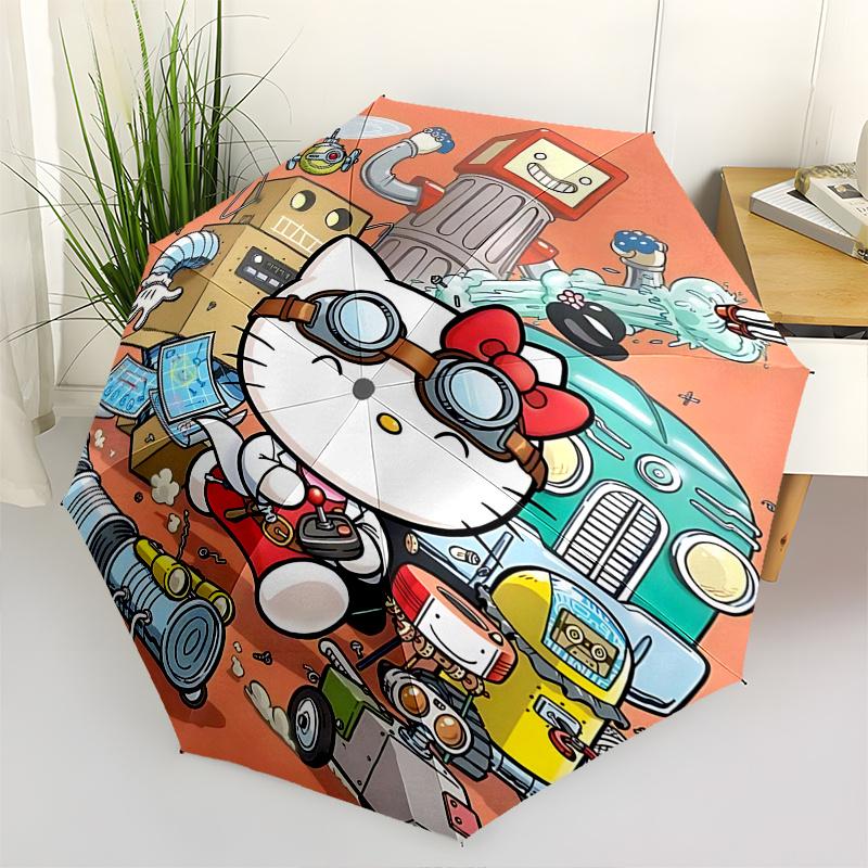 1pc Hello Kitty Adventure Steampunk Goggles with Automatic Opening Umbrella, Portable Folding Design, 8-Bone Iron Frame Outdoor Umbrella, Ideal Gift f
1pc Hello Kitty Adventure Steampunk Goggles with Automatic Opening Umbrella, Portable Folding Design, 8-Bone Iron Frame Outdoor Umbrella, Ideal Gift f