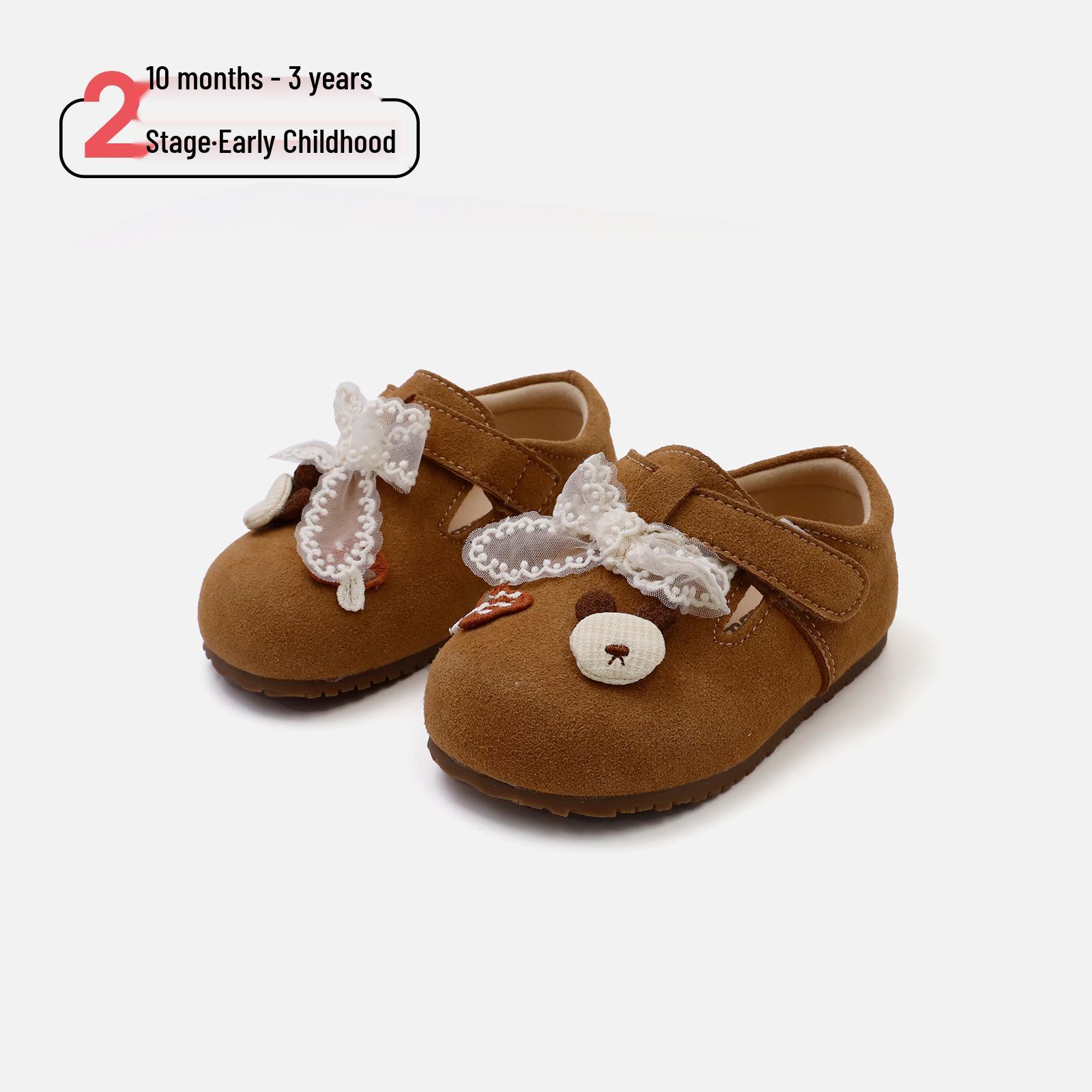 Spring Leather Baby Shoes with Soft Soles and Doll Decoration - Stylish Princess Girls Single Shoes Size 18, Inner Length 13.5cm жовтий
Spring Leather Baby Shoes with Soft Soles and Doll Decoration - Stylish Princess Girls Single Shoes Size 18, Inner Length 13.5cm жовтий