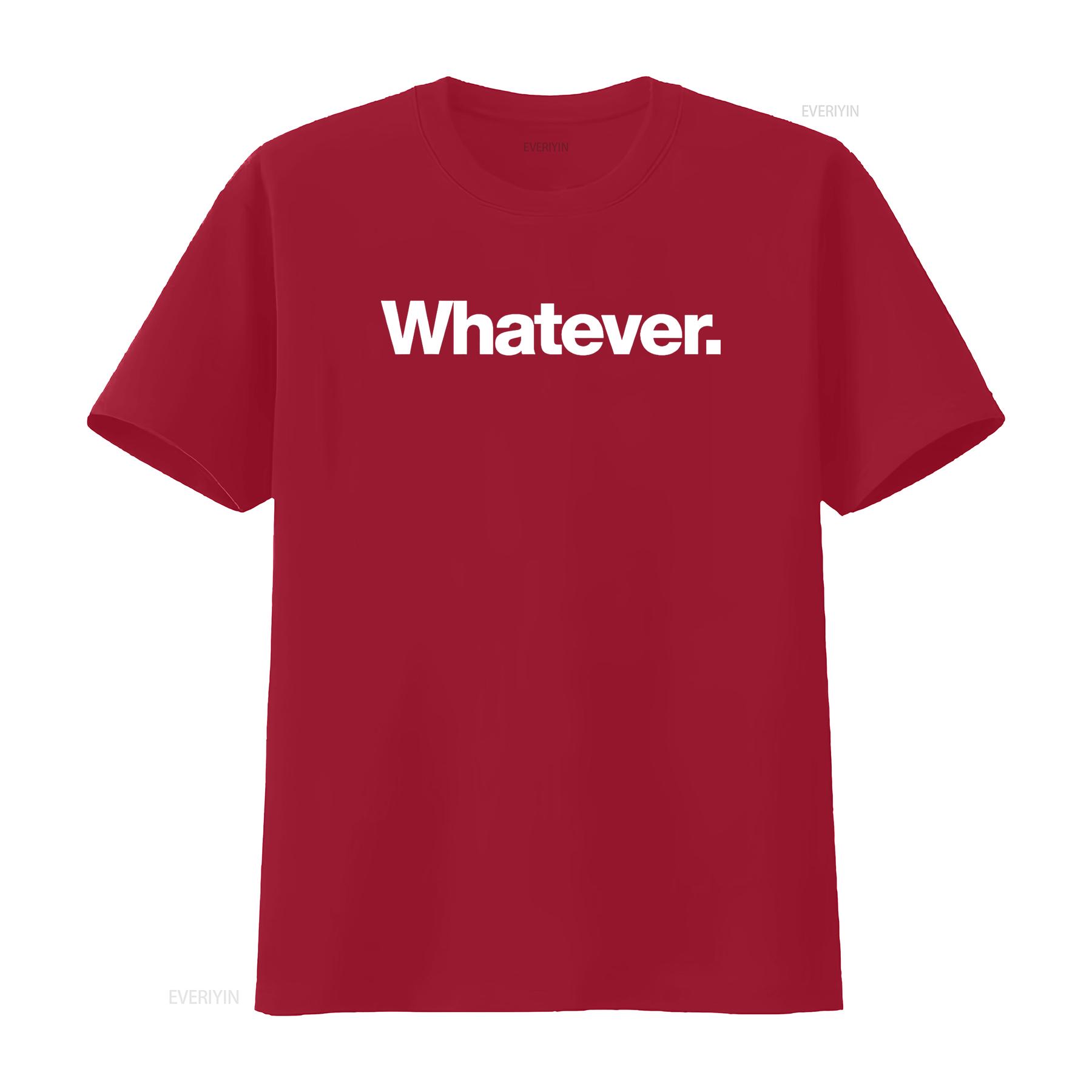 Whatever A design that says the word T Shirt vintage Washed Stylish graphic fashion Versatile Top For Everyday Wear Comfortable S
Whatever A design that says the word T Shirt vintage Washed Stylish graphic fashion Versatile Top For Everyday Wear Comfortable S