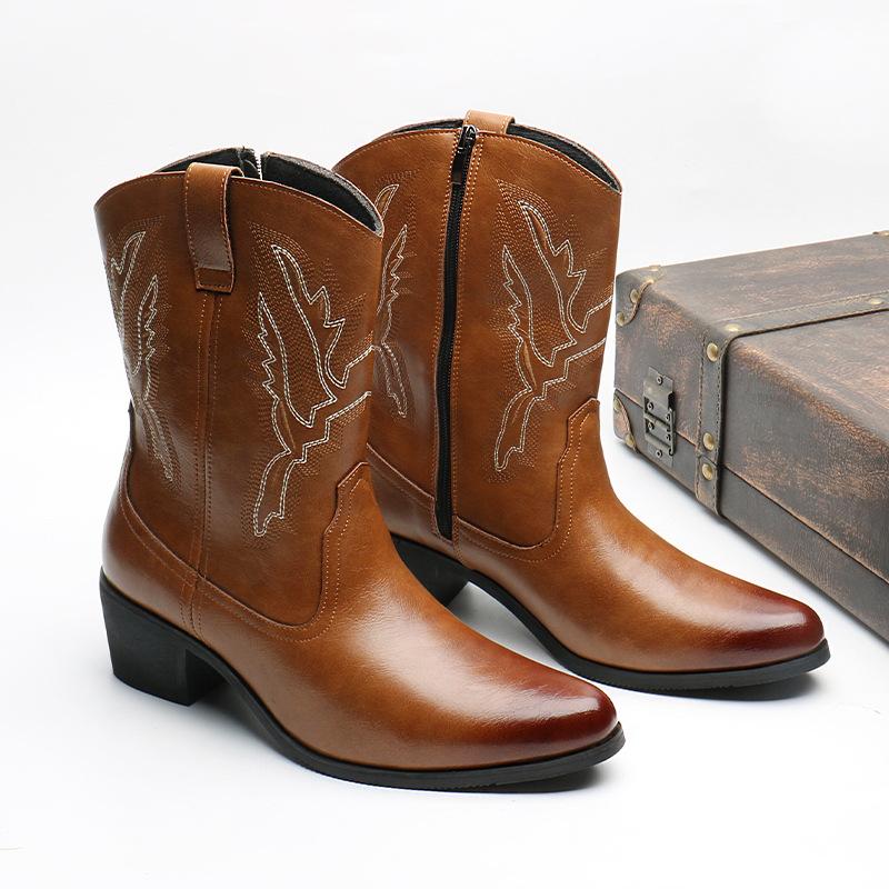 European and American western cowboy boots trendy men s shoes tooling fashionable retro zipper Martin boots high-top boots 38 чёрный
European and American western cowboy boots trendy men s shoes tooling fashionable retro zipper Martin boots high-top boots 38 чёрный
