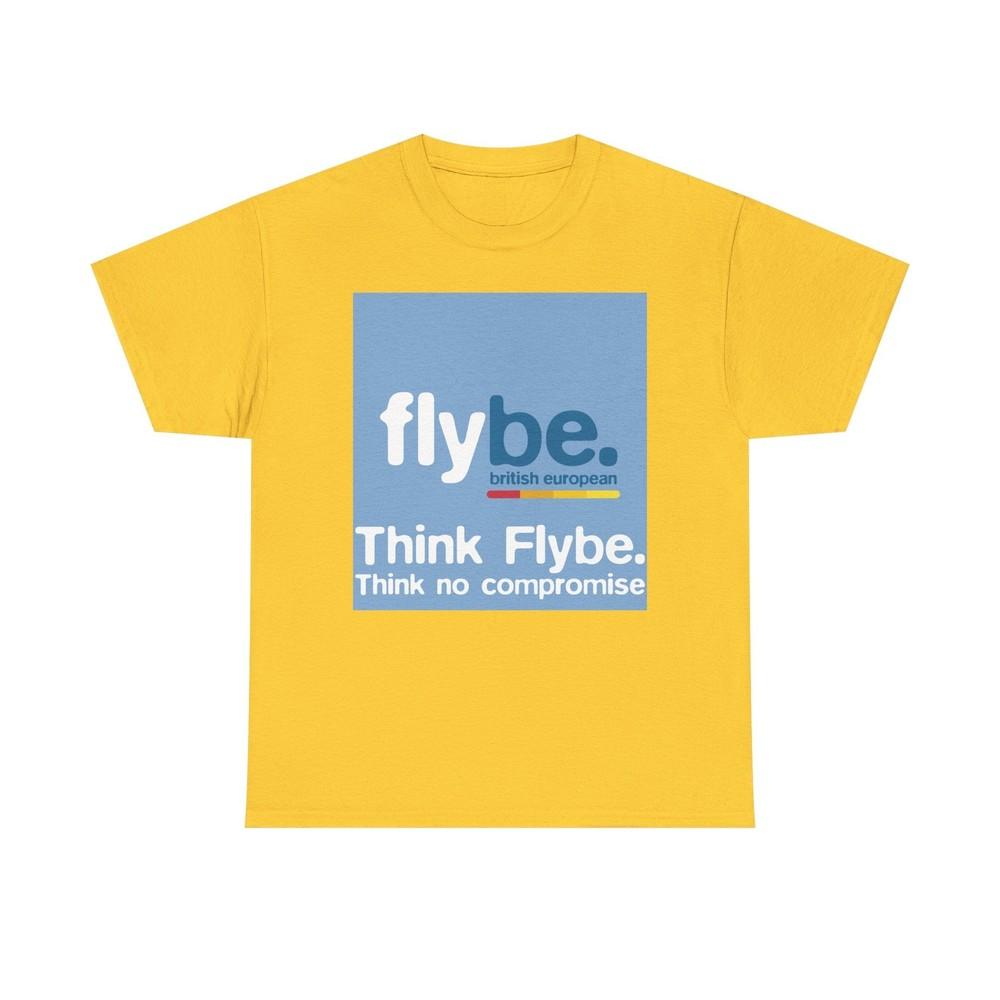 Flybe British European Think No Compromise Regional Airline Logo T-shirt 4XL
Flybe British European Think No Compromise Regional Airline Logo T-shirt 4XL