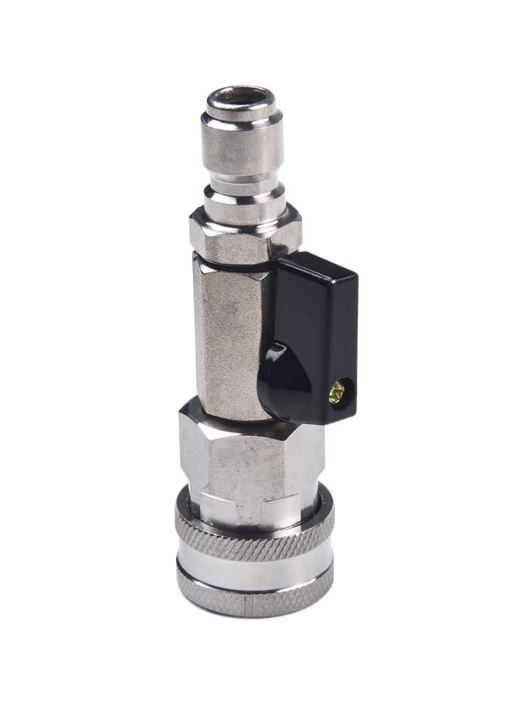 Stainless Steel High Pressure Washer Ball Valve Kit Easy Attachment 4500 PSI
Stainless Steel High Pressure Washer Ball Valve Kit Easy Attachment 4500 PSI