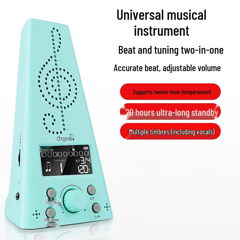 Little Angel Universal Electronic Metronome for Piano, Violin, Drum Kit, Guitar, Guzheng, Voice, Counting, and Rhythm Practice.
Little Angel Universal Electronic Metronome for Piano, Violin, Drum Kit, Guitar, Guzheng, Voice, Counting, and Rhythm Practice.