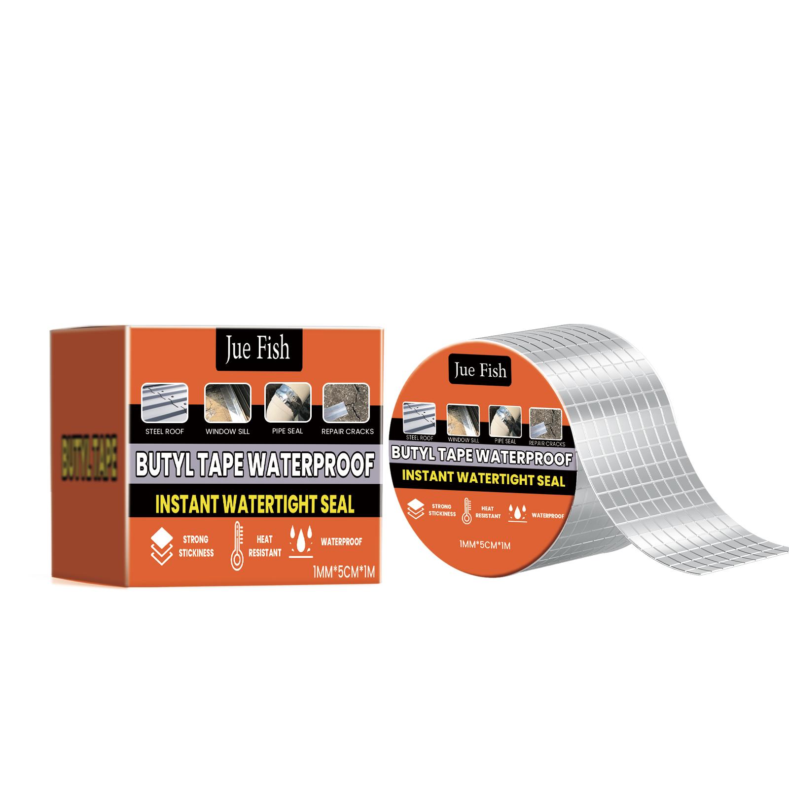 Waterproof Butyl Tape Roof Leak Repair Sealing Moisture Proof High Adhesion Self Adhesive Aluminium Foil Waterproofing Membrane
Waterproof Butyl Tape Roof Leak Repair Sealing Moisture Proof High Adhesion Self Adhesive Aluminium Foil Waterproofing Membrane