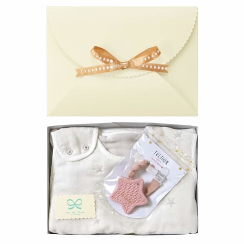10mois baby gift gift set fluffy gauze 6-layer gauze baby sleeper 100% cotton white length 58cm newborn ~ 3 years old + teether teething pink
10mois baby gift gift set fluffy gauze 6-layer gauze baby sleeper 100% cotton white length 58cm newborn ~ 3 years old + teether teething pink