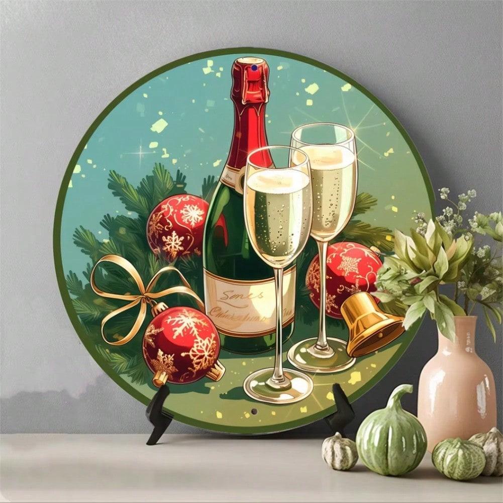 Vintage Champagne Metal Tin Sign Christmas Wall Art Decor 8x8 Inch 20x20 різнокольоровий
Vintage Champagne Metal Tin Sign Christmas Wall Art Decor 8x8 Inch 20x20 різнокольоровий