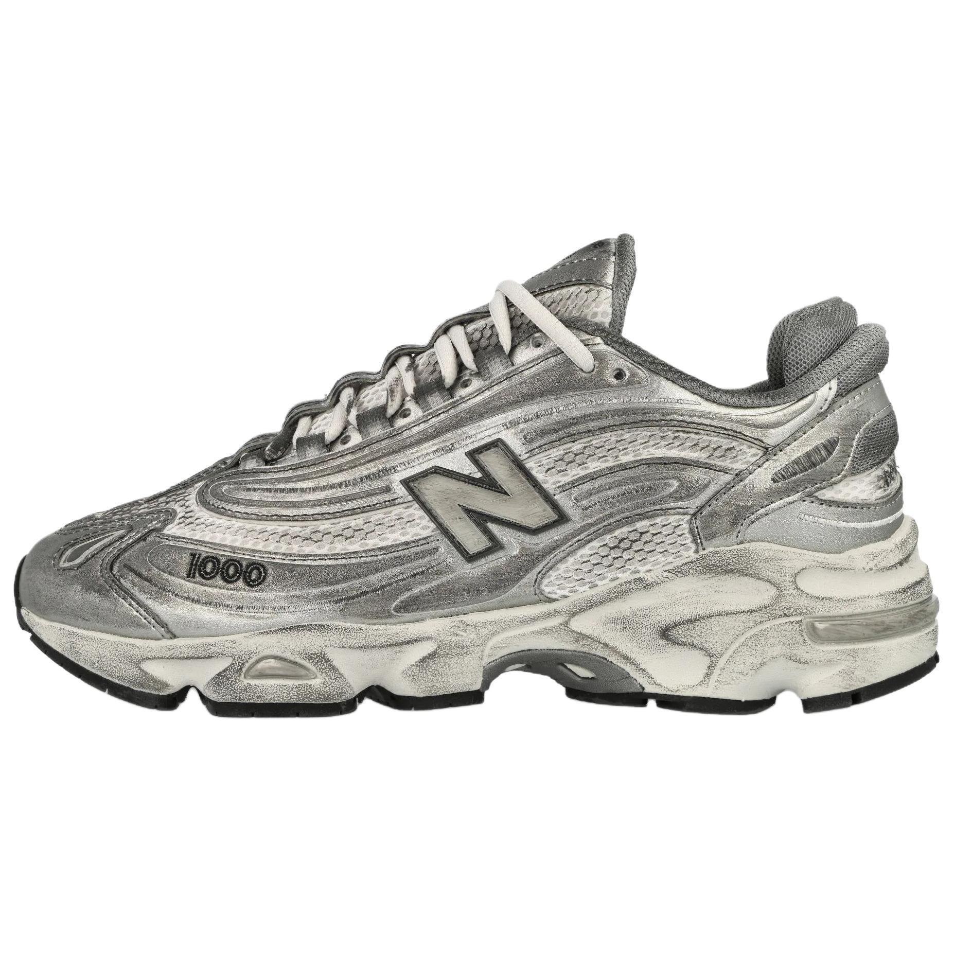 New Balance 1000 Silver Distressed Men Sneakers Grey Silver-Metallic Grey-Matter M1000G 42
New Balance 1000 Silver Distressed Men Sneakers Grey Silver-Metallic Grey-Matter M1000G 42