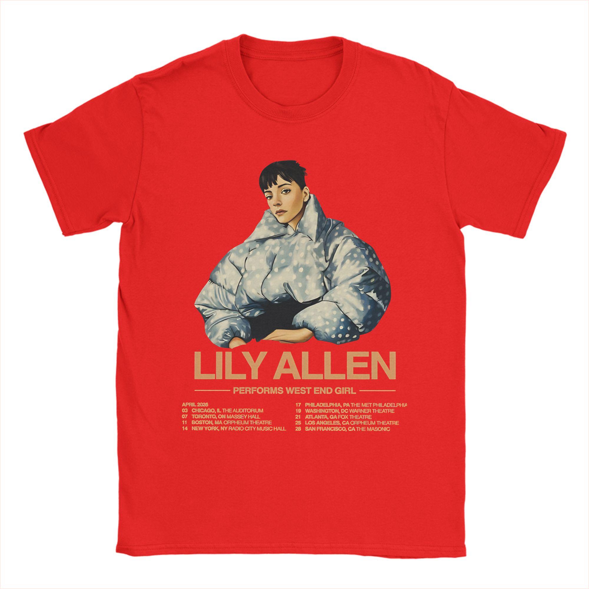 Hipster Lily Allen West End Girl Tour 2026 TShirts for Unisex Round Neck Pure T Shirts Short Sleeve Tee Shirt Plus Size Clothes S
Hipster Lily Allen West End Girl Tour 2026 TShirts for Unisex Round Neck Pure T Shirts Short Sleeve Tee Shirt Plus Size Clothes S