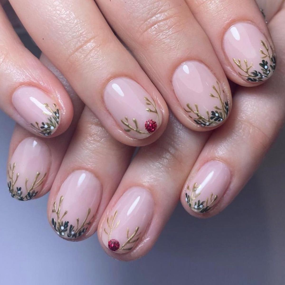 Short Rectangular Press-on Nail Tips with Christmas Antler Design – Hand-Painted, Detachable Fake Nails, Hot Selling
Short Rectangular Press-on Nail Tips with Christmas Antler Design – Hand-Painted, Detachable Fake Nails, Hot Selling