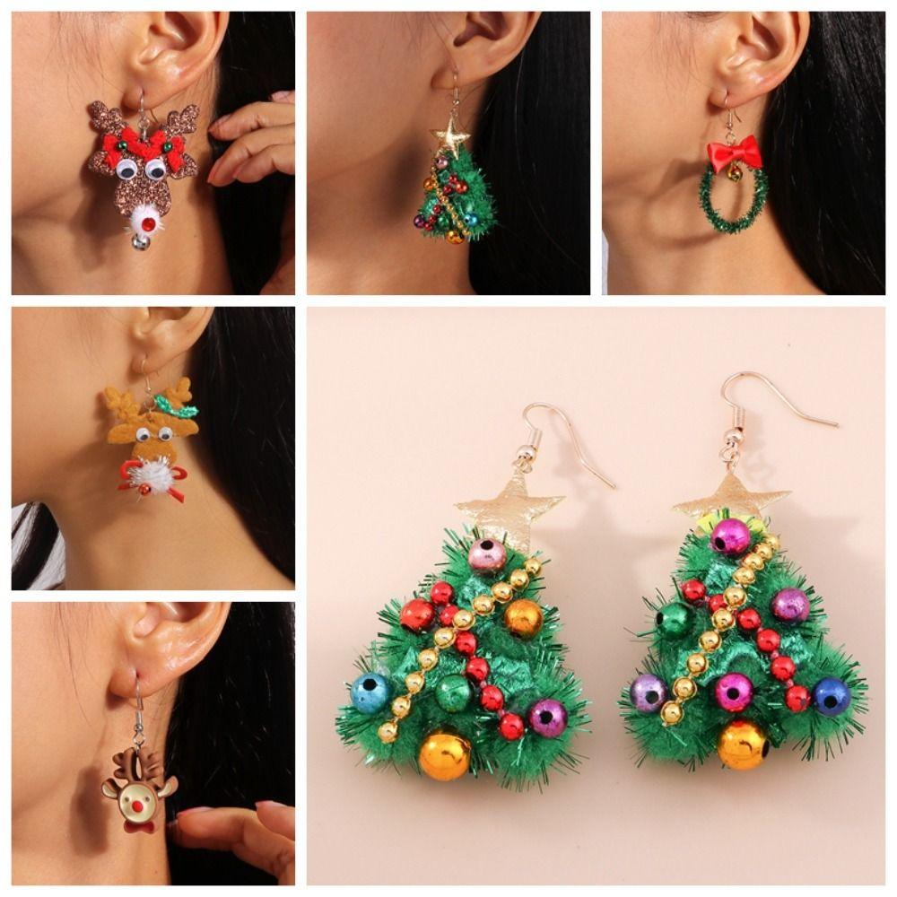 Merry Christmas New Year Earrings Xmas Tree Wreath Circle Earrings Jewelry Gifts Style 4
Merry Christmas New Year Earrings Xmas Tree Wreath Circle Earrings Jewelry Gifts Style 4