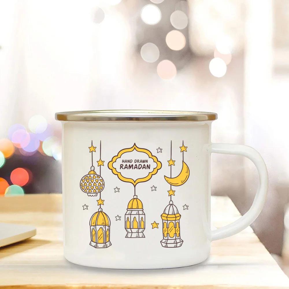 Ramadan Mubarak White Enamel Mug Eid Gift Drink Water Coffee and Tea Mug Eid Cups for Dad Mom and Family A Nice Little Gift 360ml
Ramadan Mubarak White Enamel Mug Eid Gift Drink Water Coffee and Tea Mug Eid Cups for Dad Mom and Family A Nice Little Gift 360ml
