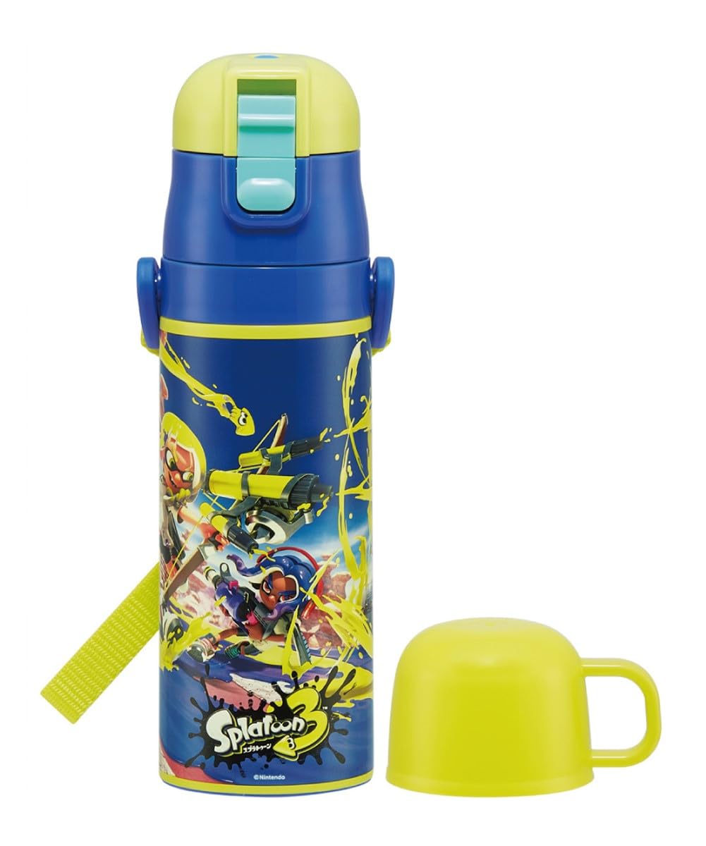Skater Water 470ml or 430ml Splatoon 3 Stainless Sports Children s Bottle, 2-Way, (Direct Drinking) (Cup Drinking), Design, Boys Steel, Insulated,
Skater Water 470ml or 430ml Splatoon 3 Stainless Sports Children s Bottle, 2-Way, (Direct Drinking) (Cup Drinking), Design, Boys Steel, Insulated,