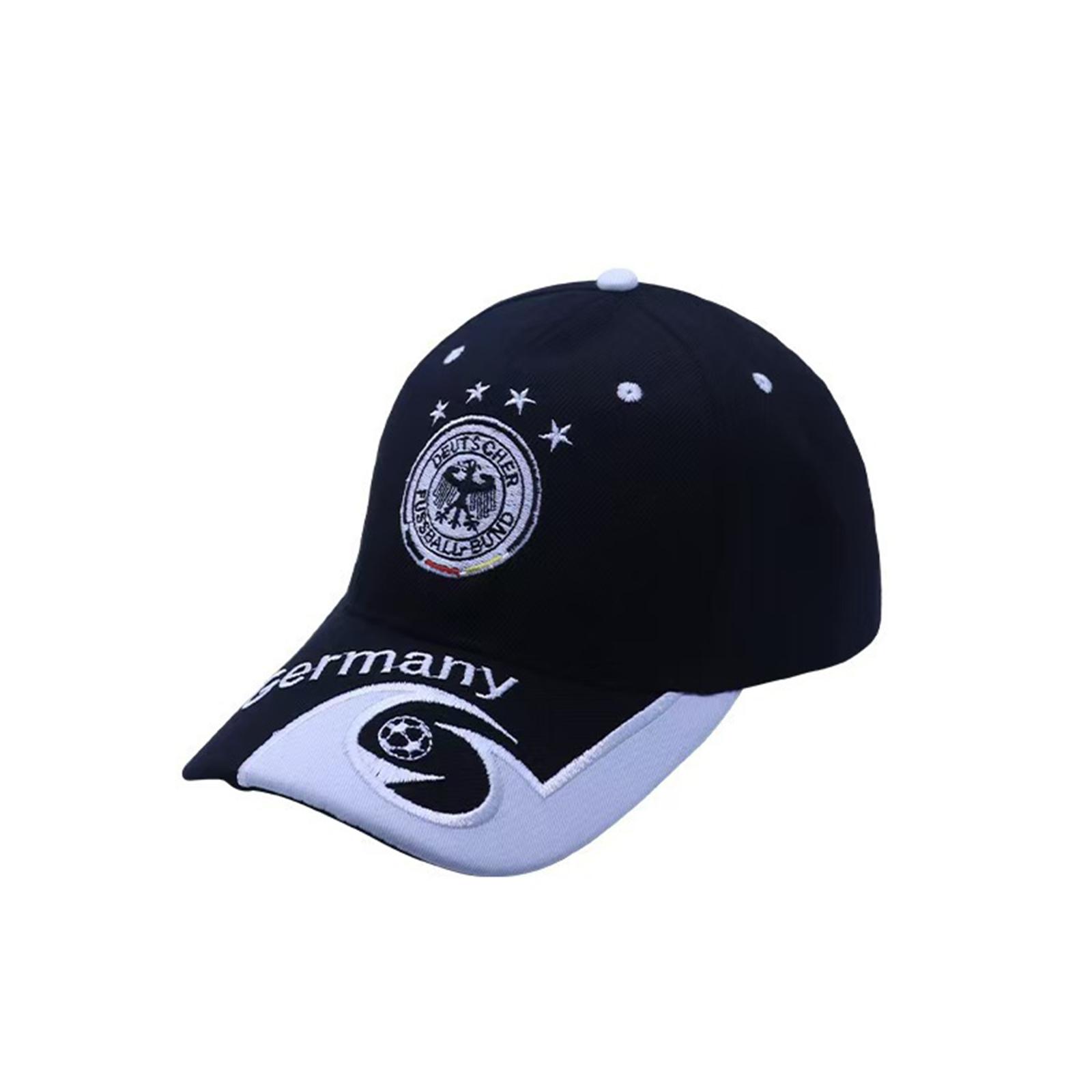 Adjustable Baseball Cap with Embroidered Football Emblem and Curved Visor for Outdoor Sun Protection and Casual Wear Suitable for Sports and Daily Use One Size
Adjustable Baseball Cap with Embroidered Football Emblem and Curved Visor for Outdoor Sun Protection and Casual Wear Suitable for Sports and Daily Use One Size