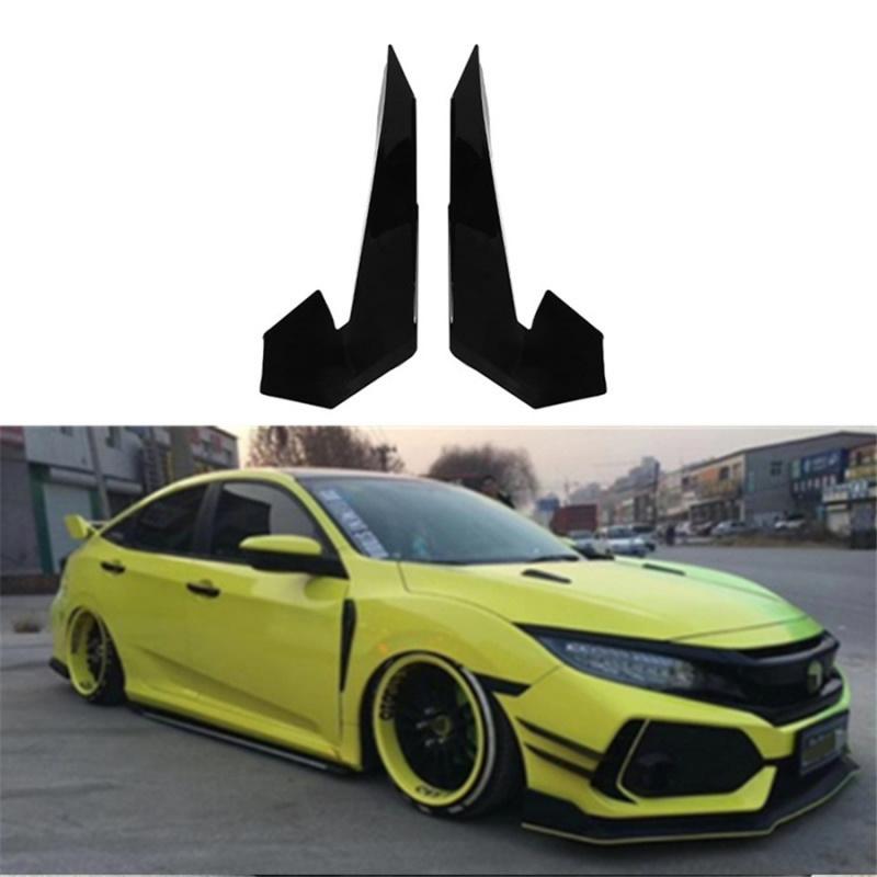 2Pcs For Honda Civic Type R 2016-2021 Glossy Black Front Bumper Fangs Dividers Fins Air Knife
2Pcs For Honda Civic Type R 2016-2021 Glossy Black Front Bumper Fangs Dividers Fins Air Knife