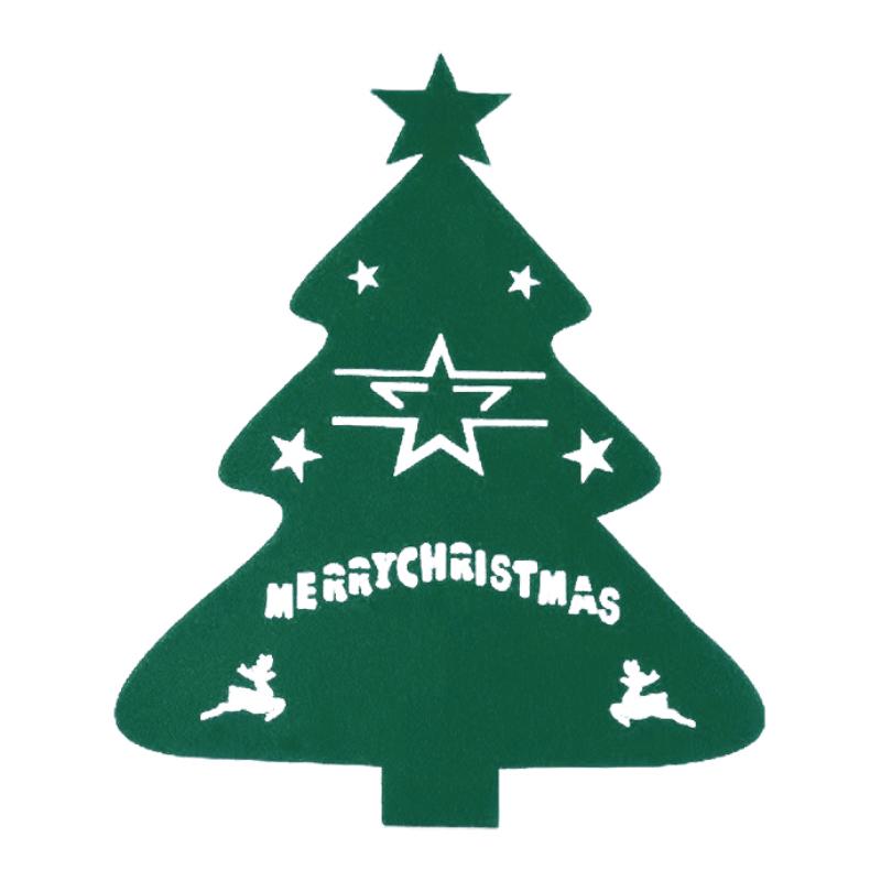 6 шт. Фетровые держатели для столовых приборов в виде рождественской елки, набор мешочков для вилок и ложек для украшения рождественского стола, хранения праздничной посуды зелёный
6 шт. Фетровые держатели для столовых приборов в виде рождественской елки, набор мешочков для вилок и ложек для украшения рождественского стола, хранения праздничной посуды зелёный