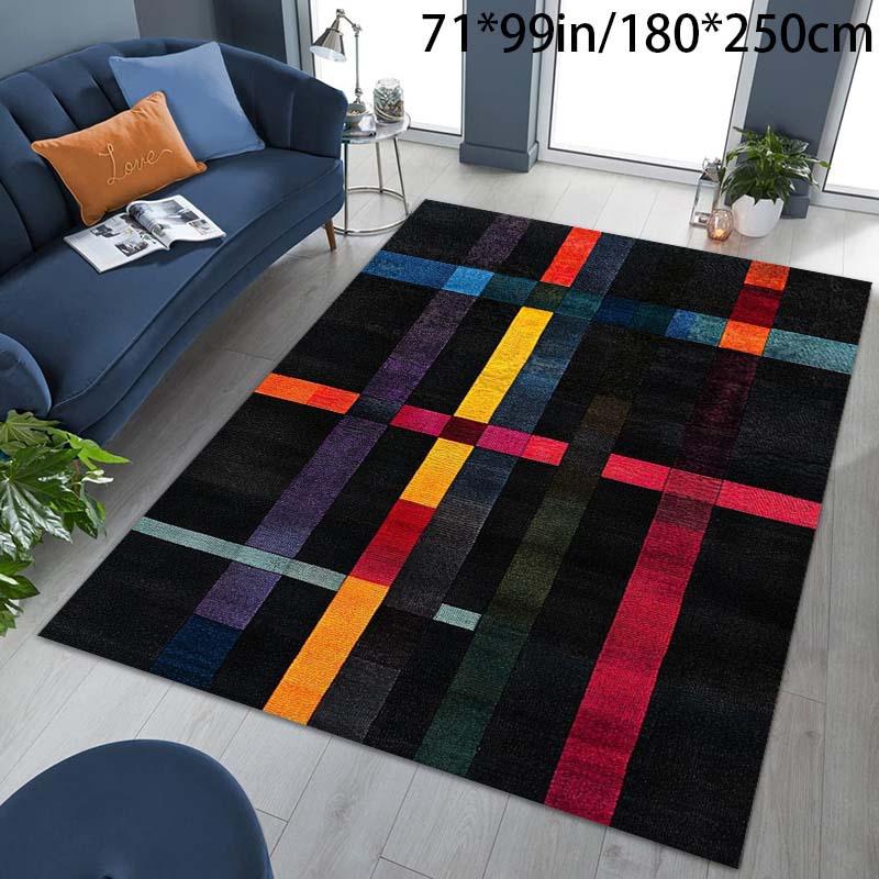 Современный геометрический коврик Мягкий Нескользящий Машинная стирка Полиэстер Яркие цветные полосы Гостиная Спальня Офис 50x80cm20x31in
Современный геометрический коврик Мягкий Нескользящий Машинная стирка Полиэстер Яркие цветные полосы Гостиная Спальня Офис 50x80cm20x31in