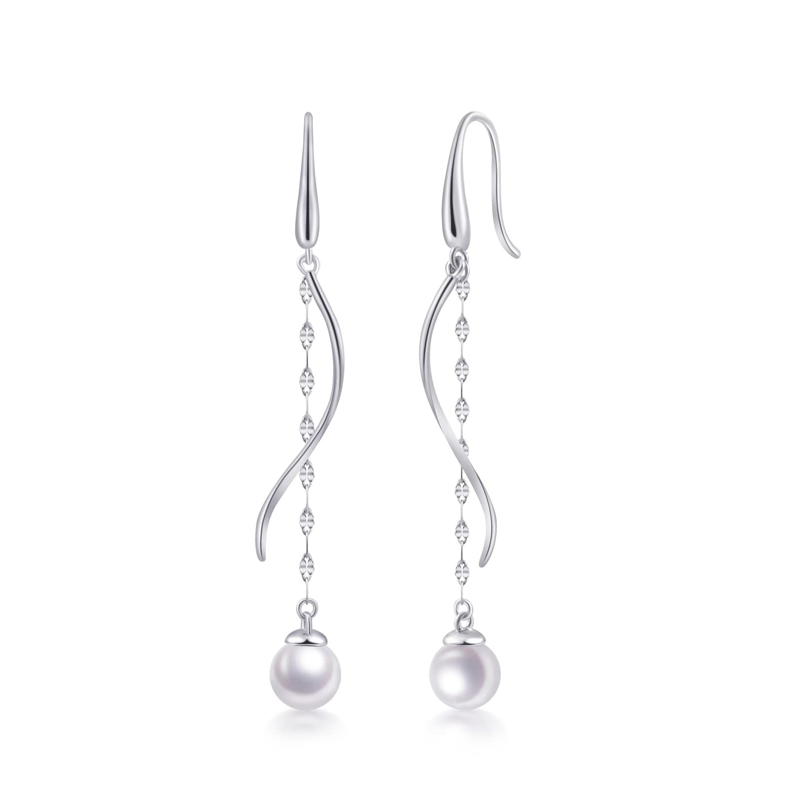 Pearl Earrings for Hook Everyday Entrance Graduation White Jewelry FH.bird Women, Popular, Hypoallergenic, Silver, Earrings, Dangle, 925, Elegant,
Pearl Earrings for Hook Everyday Entrance Graduation White Jewelry FH.bird Women, Popular, Hypoallergenic, Silver, Earrings, Dangle, 925, Elegant,