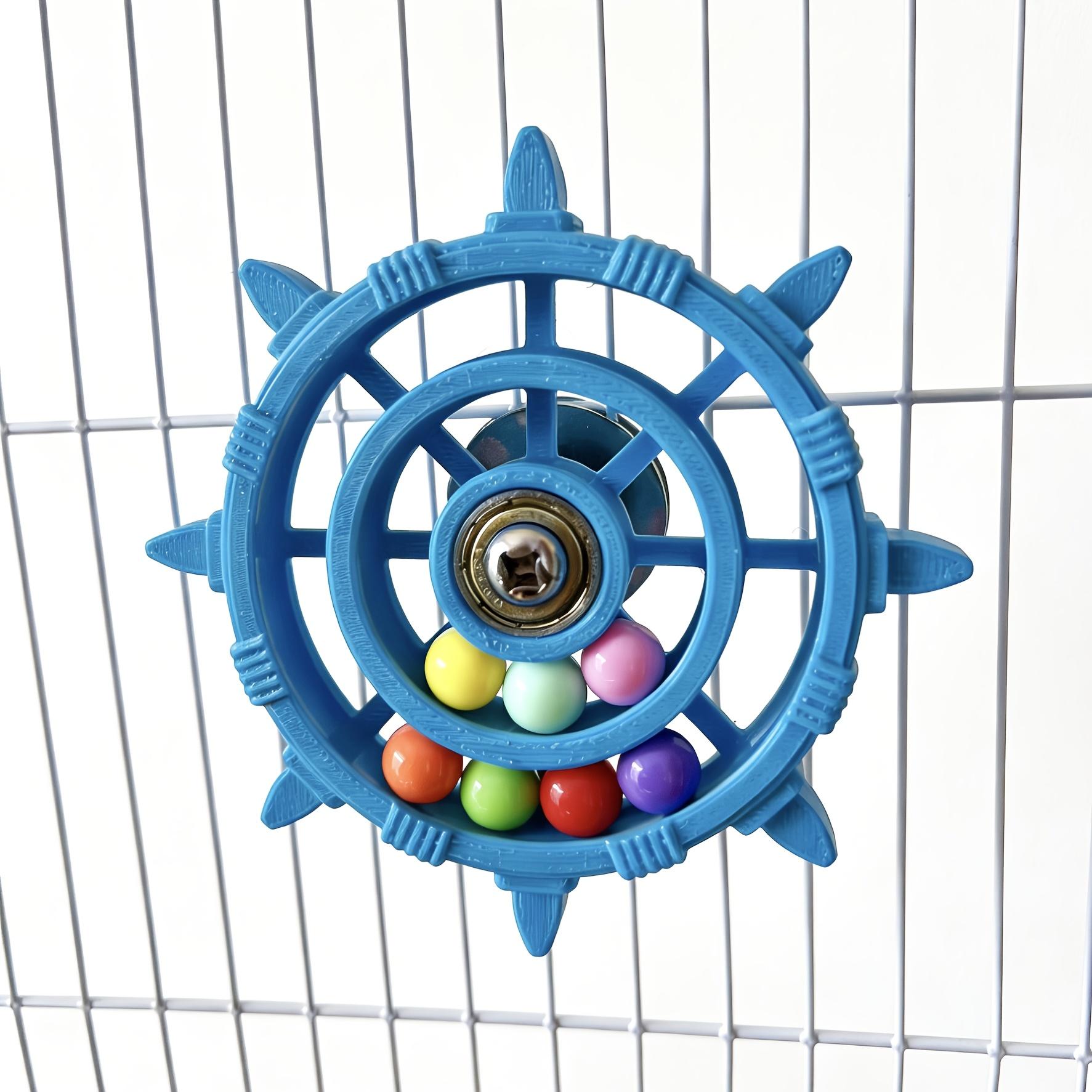A Colorful Parrot Steering Wheel Toy with a Spinning Disc, Perfect for Fun, Stress Relief, And As a Decorative Piece for a Budgerigar Or Canary Cage One-size
A Colorful Parrot Steering Wheel Toy with a Spinning Disc, Perfect for Fun, Stress Relief, And As a Decorative Piece for a Budgerigar Or Canary Cage One-size