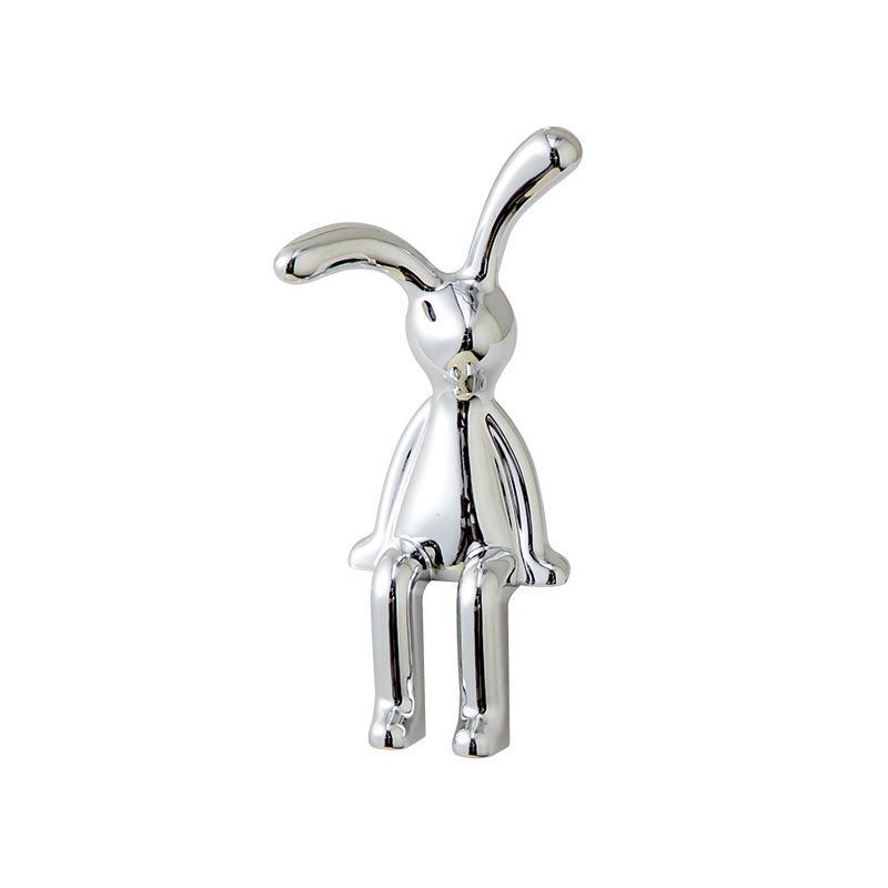 Серебряный кролик гальванизированный орнамент, милый длинноухий кролик 3D декор для домашнего декора 6*4.2*4cm
Серебряный кролик гальванизированный орнамент, милый длинноухий кролик 3D декор для домашнего декора 6*4.2*4cm