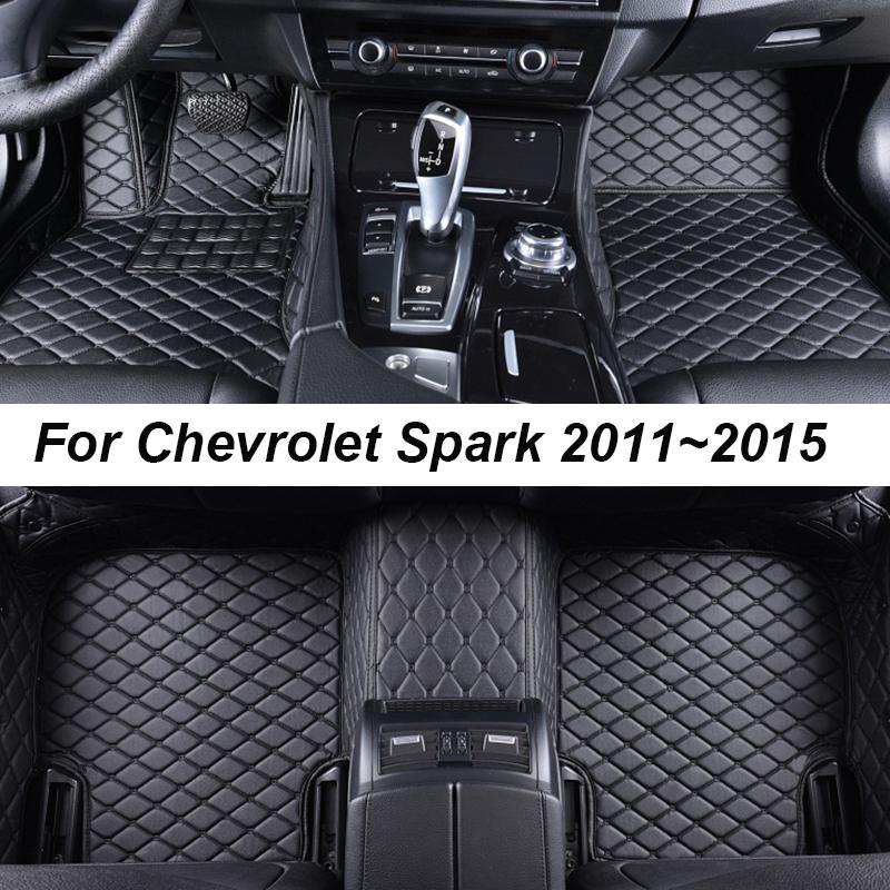 Автомобильные коврики для Chevrolet Spark 2011 ~ 2015, дропшиппинг, центр авто, аксессуары для интерьера, кожаные ковры, коврики для ног
Автомобильные коврики для Chevrolet Spark 2011 ~ 2015, дропшиппинг, центр авто, аксессуары для интерьера, кожаные ковры, коврики для ног
