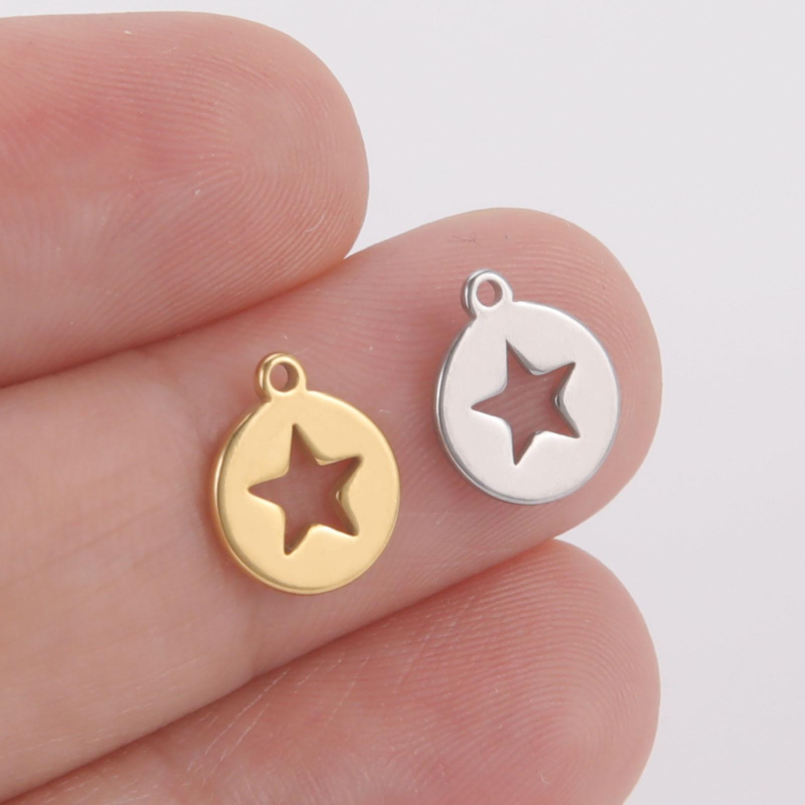 Teamer 5pcs/lot Minimalist Stainless Steel Charm for Jewelry Making Star Bird Mermaid Celtics Knot Lucky Pendant DIY Accessories Silver
Teamer 5pcs/lot Minimalist Stainless Steel Charm for Jewelry Making Star Bird Mermaid Celtics Knot Lucky Pendant DIY Accessories Silver