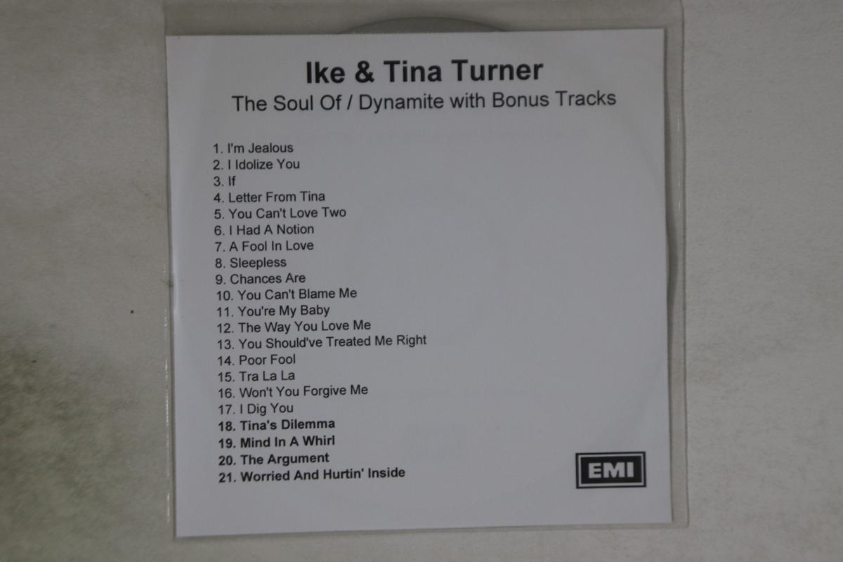 CD IKE & TINA TURNER - Soul Of / Dynamite With Bonus Track NONEPROMO EMI Unknown Soul/Funk Used
CD IKE & TINA TURNER - Soul Of / Dynamite With Bonus Track NONEPROMO EMI Unknown Soul/Funk Used