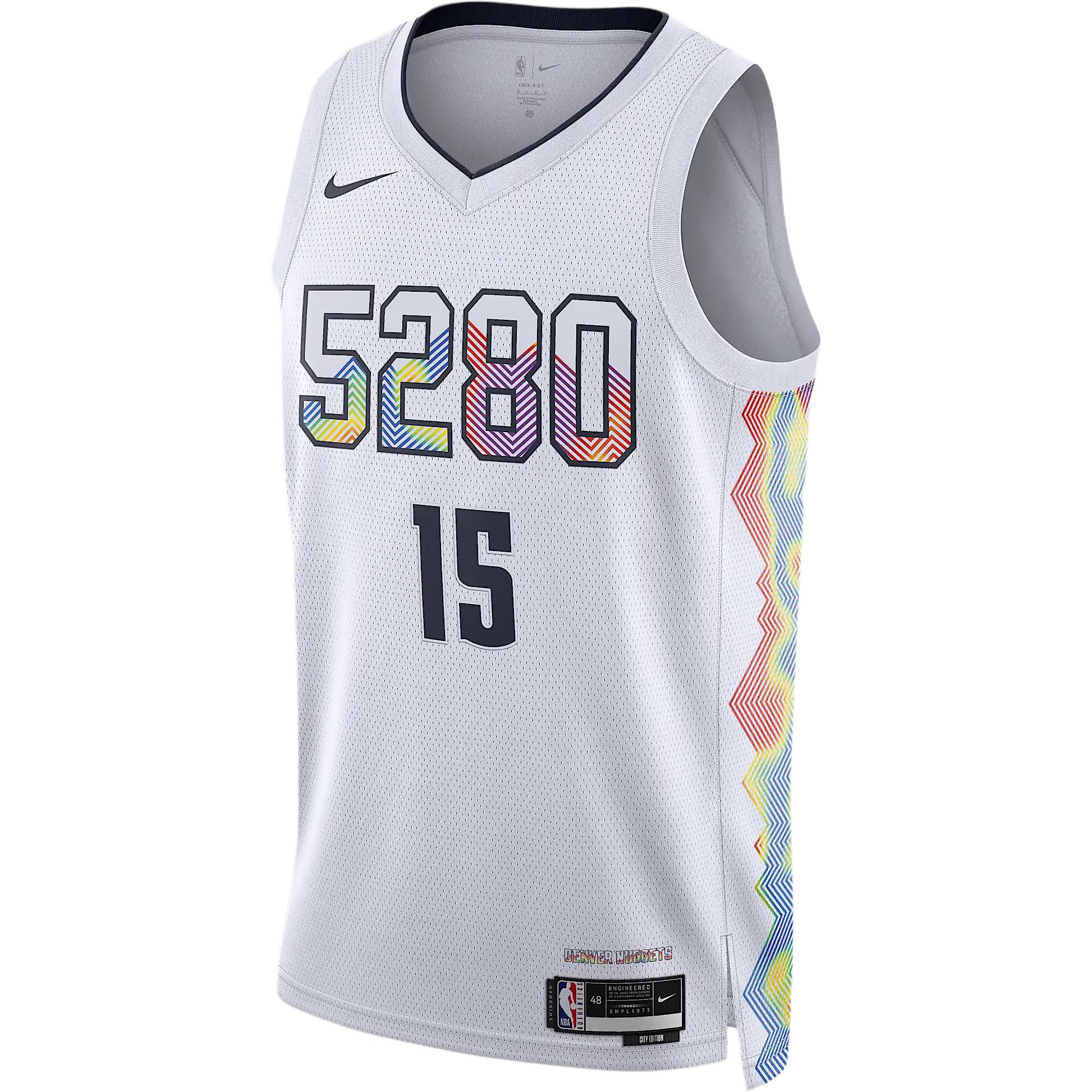 Nike X NBA Collaboration Denver Nuggets Dri-Fit FW24 City Edition Nikola Jokic V-Neck Pullover Comfortable Basketball Jersey Men jersey FQ4340-101 M
Nike X NBA Collaboration Denver Nuggets Dri-Fit FW24 City Edition Nikola Jokic V-Neck Pullover Comfortable Basketball Jersey Men jersey FQ4340-101 M