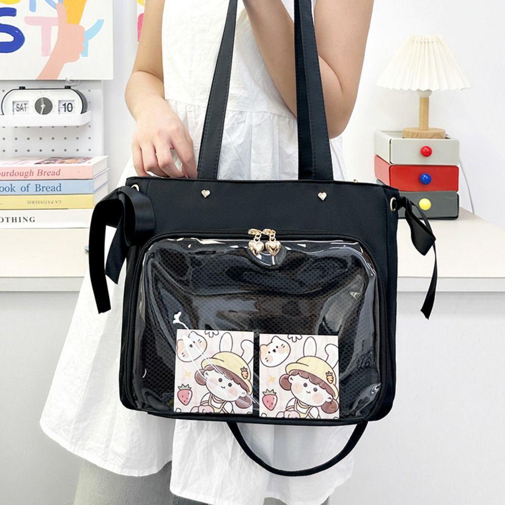 Transparent Bow Tote Bag Nylon Ribbon Crossbody Bag Sweet Transparent Itabag Daily
Transparent Bow Tote Bag Nylon Ribbon Crossbody Bag Sweet Transparent Itabag Daily