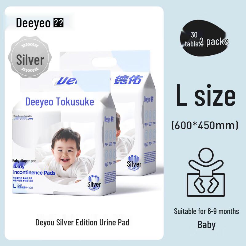 Deyou Silver Newborn Disposable Changing Pads
Deyou Silver Newborn Disposable Changing Pads