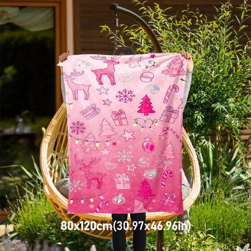 1pc Christmas, pink Outdoor Flannel Blanket Soft Warm All-Season Throw for Sofa Bed Car Camping Office, Cozy Gift Idea1217S 80x120cm(31x47inch)
1pc Christmas, pink Outdoor Flannel Blanket Soft Warm All-Season Throw for Sofa Bed Car Camping Office, Cozy Gift Idea1217S 80x120cm(31x47inch)