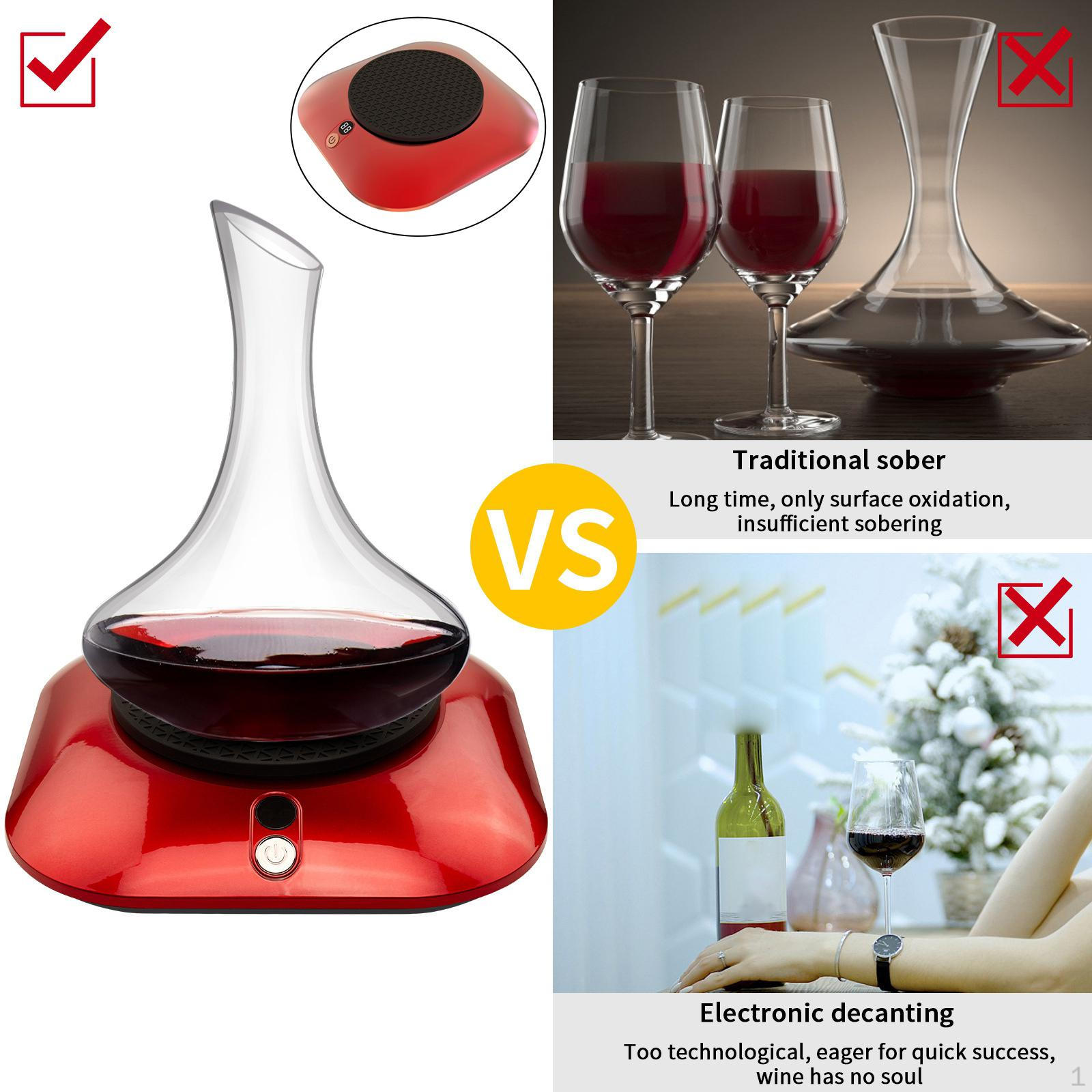 Электрический Decnter utomtic USB Chrging 2 Gers Portble ertor Crfe для Bnquets Tsting Trvel Lovers Gift красный
Электрический Decnter utomtic USB Chrging 2 Gers Portble ertor Crfe для Bnquets Tsting Trvel Lovers Gift красный