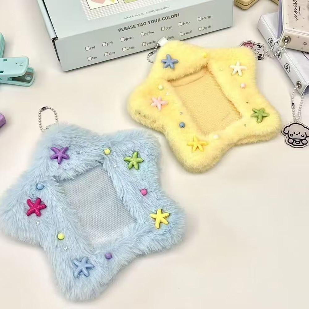 1PCS Cute Plush Star Card Booklet Keychain Bestie Photo Card Holder Pendant Student Schoolbag Decoration синій
1PCS Cute Plush Star Card Booklet Keychain Bestie Photo Card Holder Pendant Student Schoolbag Decoration синій