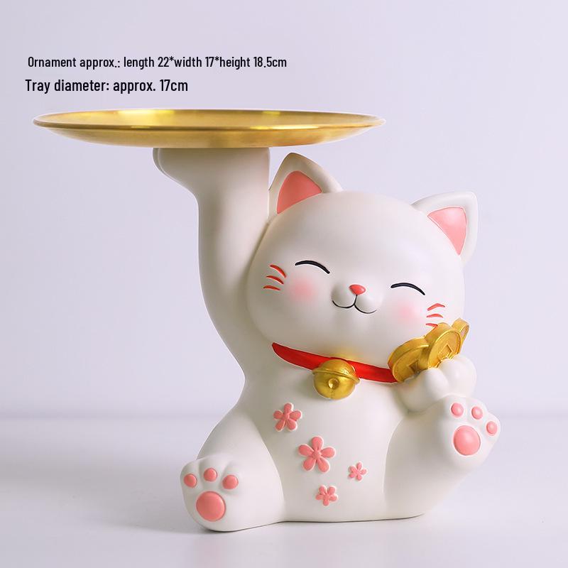 Fortune Cat Key Holder Ornament for Home and Office
Fortune Cat Key Holder Ornament for Home and Office