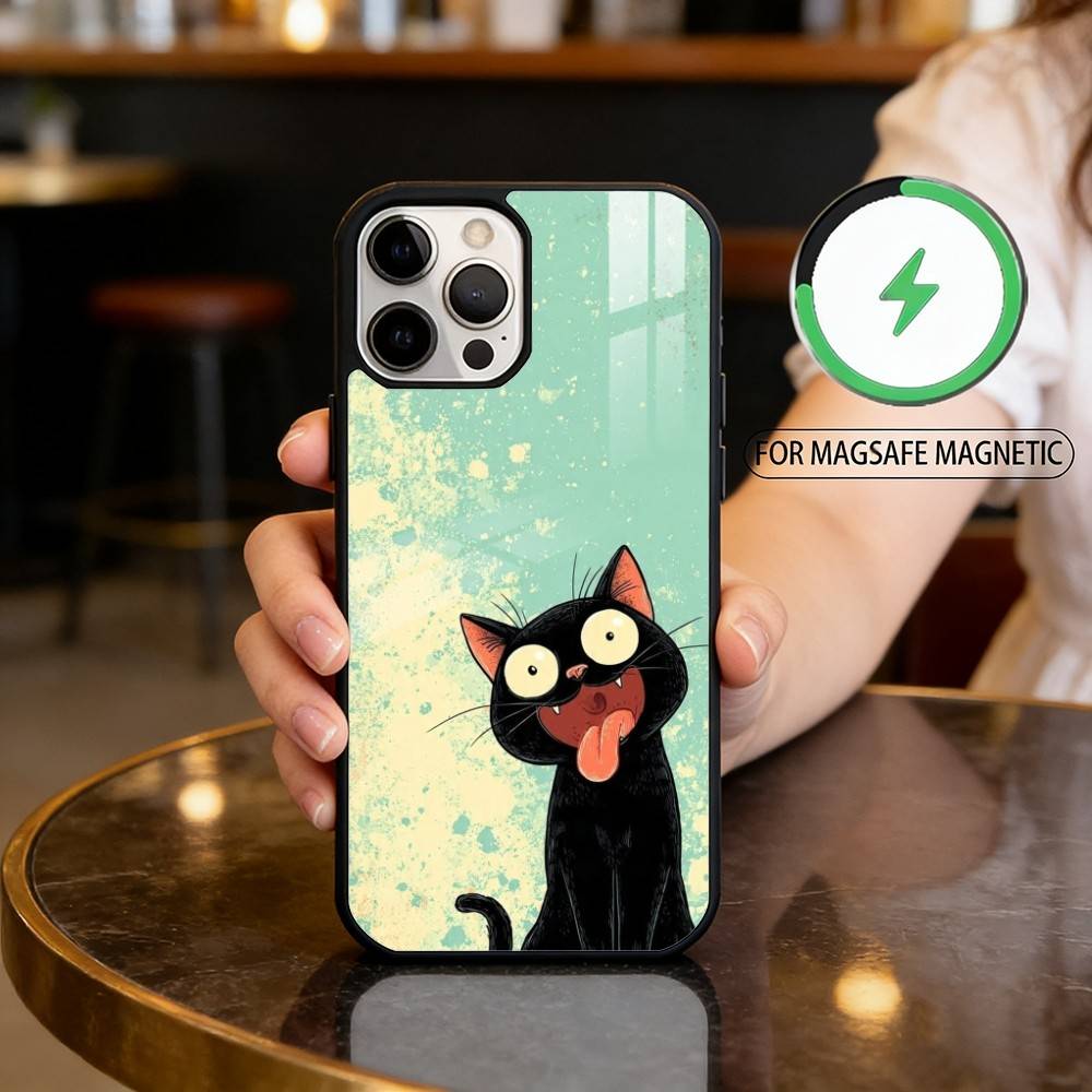 Cartoon C-Cat A-Art Magnetic For Magsafe Wireless Charging Phone Case For iPhone17,16,15,14,13,12,11 Plus,Pro Max iPhone17Pro
Cartoon C-Cat A-Art Magnetic For Magsafe Wireless Charging Phone Case For iPhone17,16,15,14,13,12,11 Plus,Pro Max iPhone17Pro